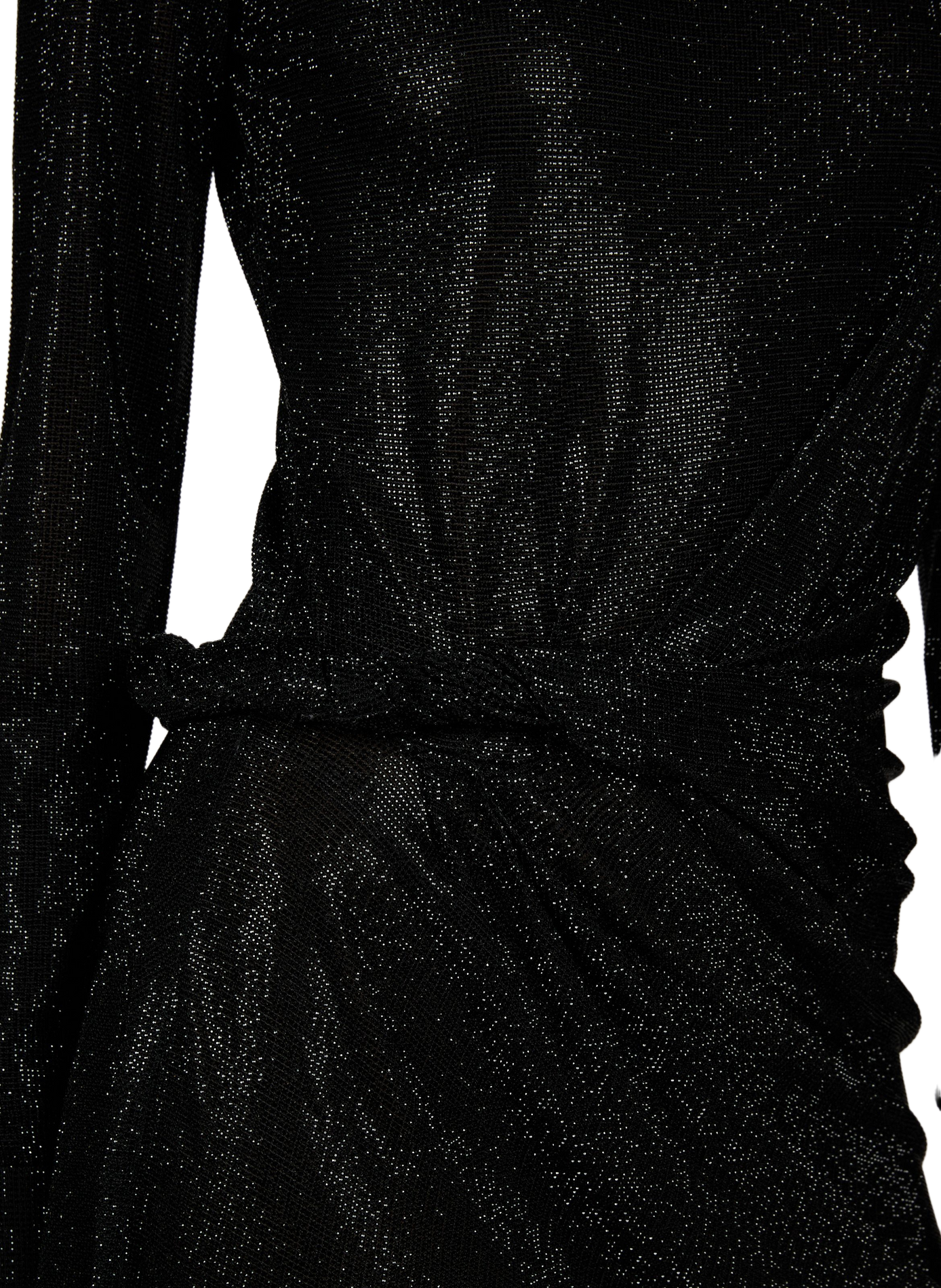 Kurzes Kleid mit V-Ausschnitt ALEXANDER WANG Schwarz