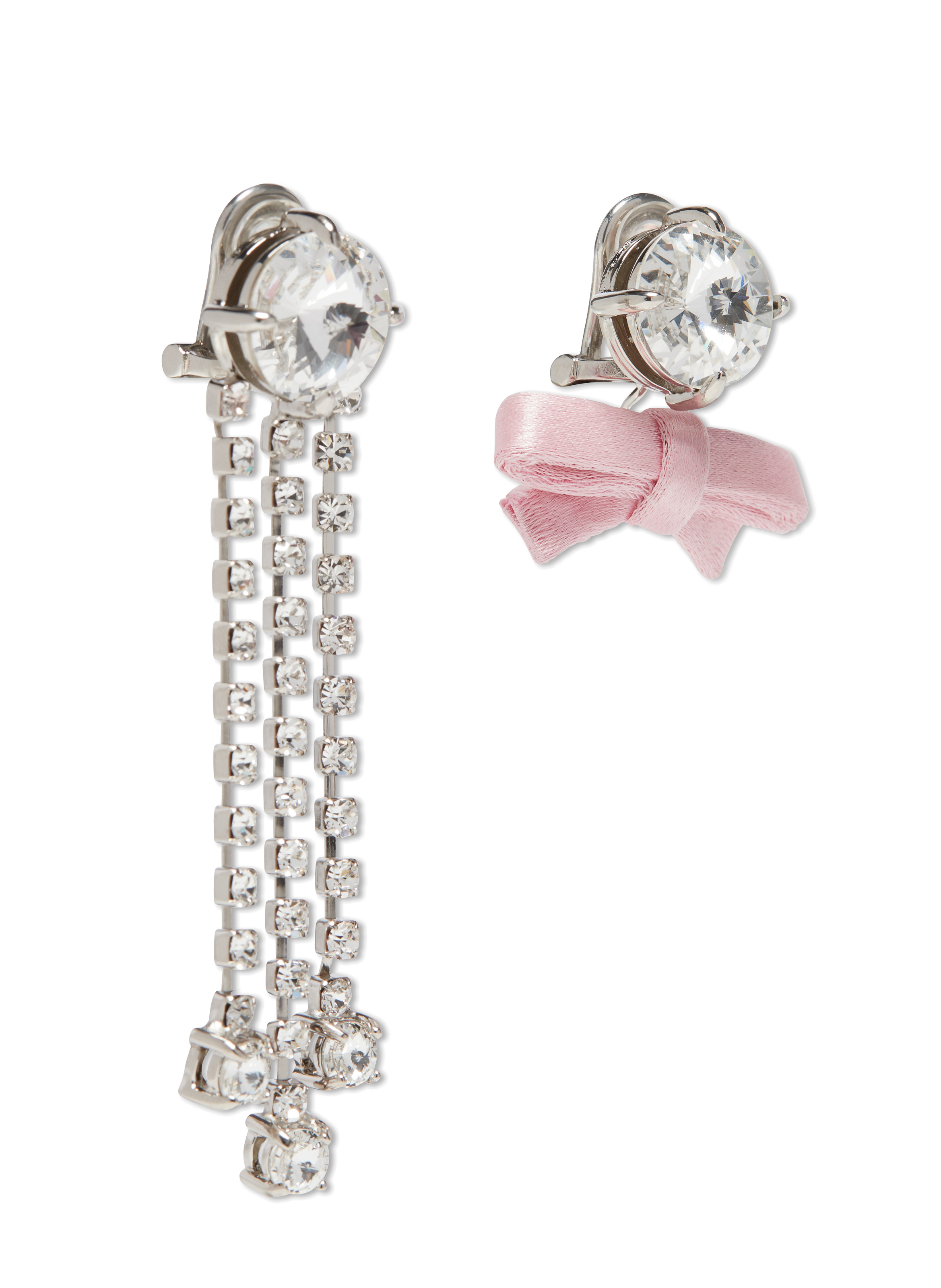 Boucles d'oreille clips à cristaux