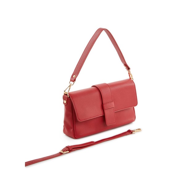 Sac à main baguette en cuir