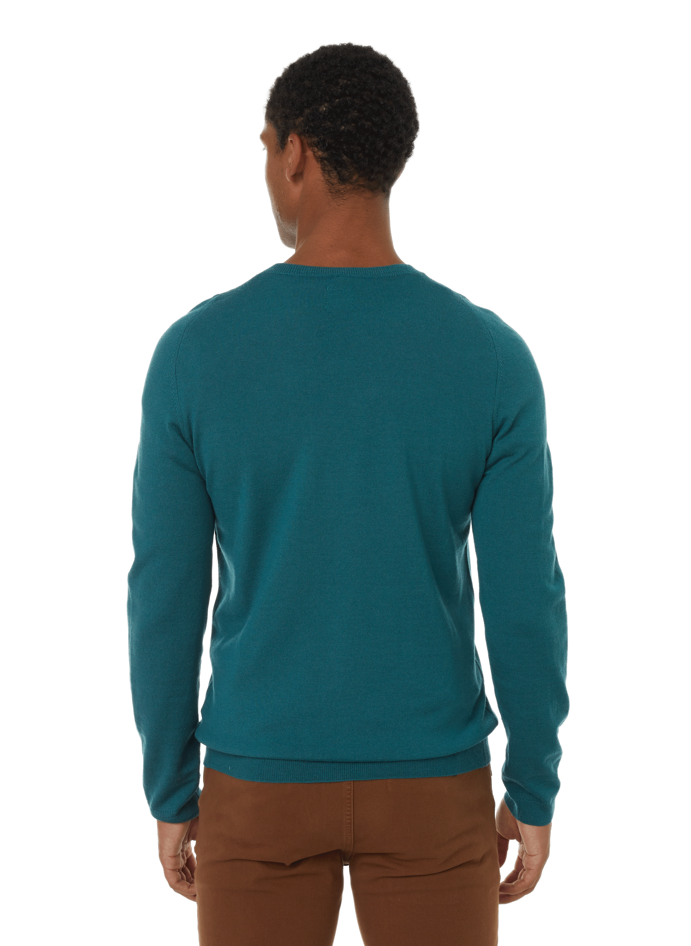 Merino wool jumper Green