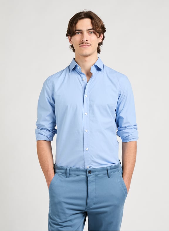 Slim Crafted Shirt Grey by DOCKERS DOCKERS Slim Crafted Shirt Grey