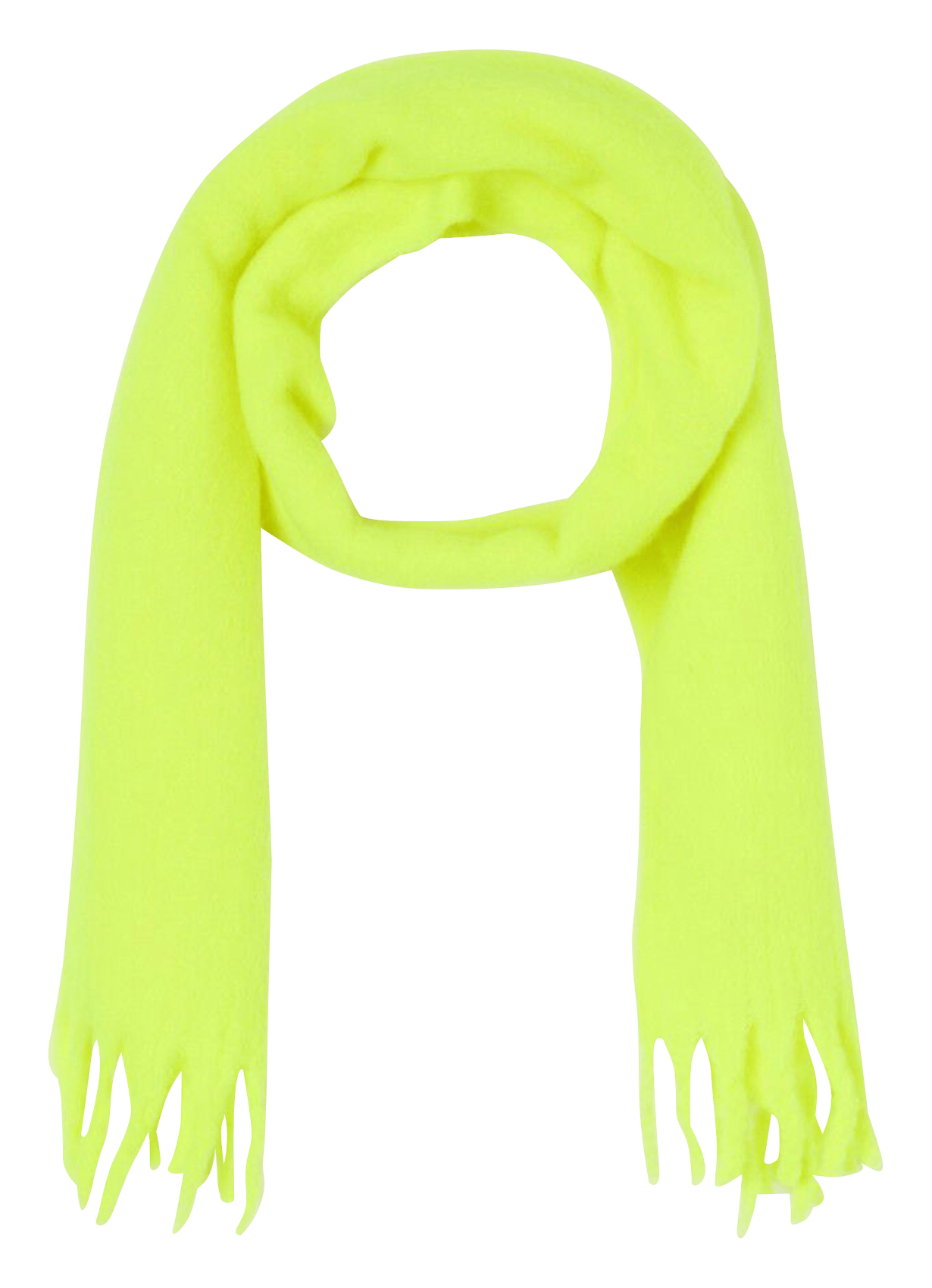 Echarpe à franges zinaco AMERICAN VINTAGE Jaune