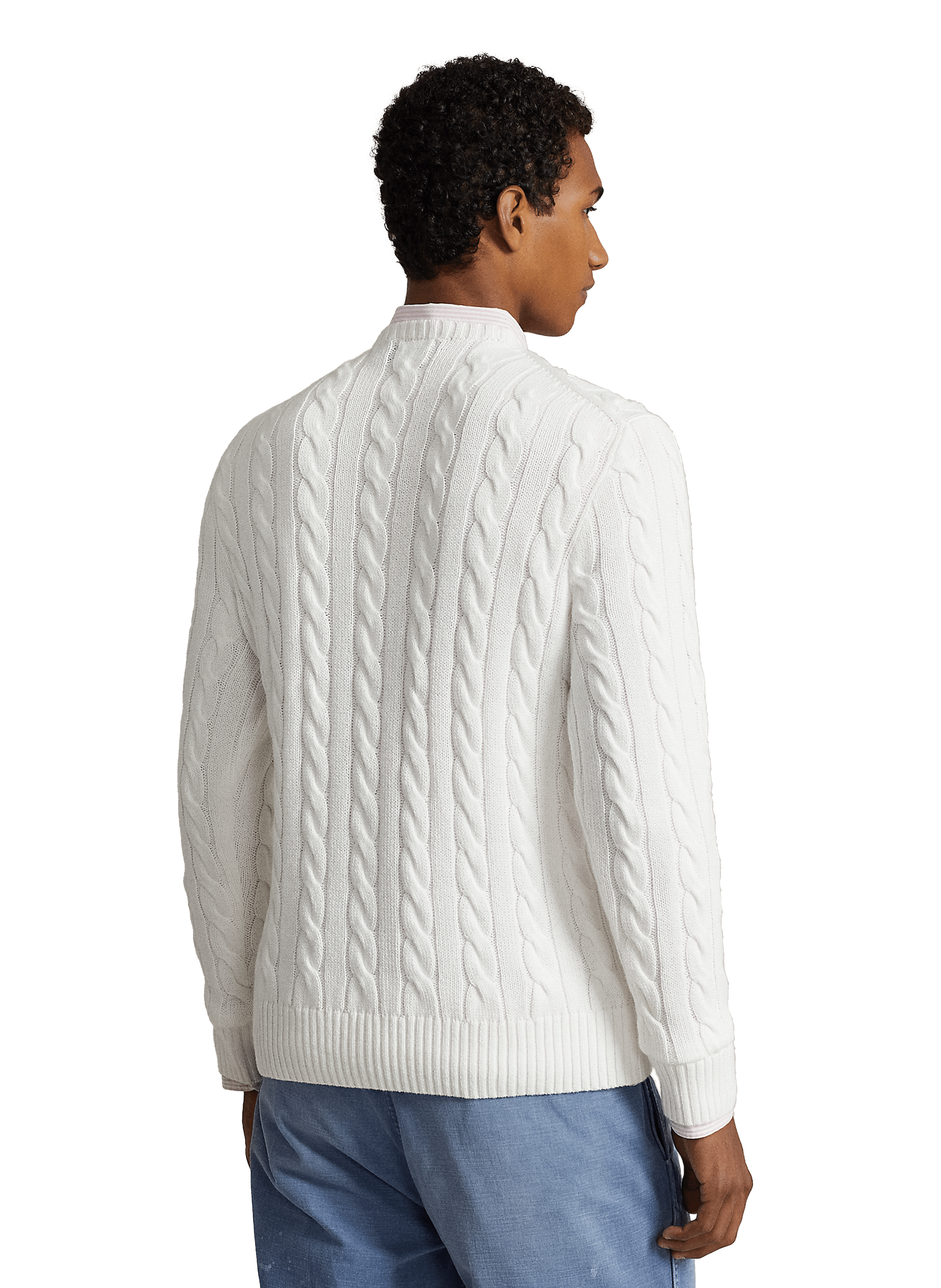 Cable knit jumper POLO RALPH LAUREN White