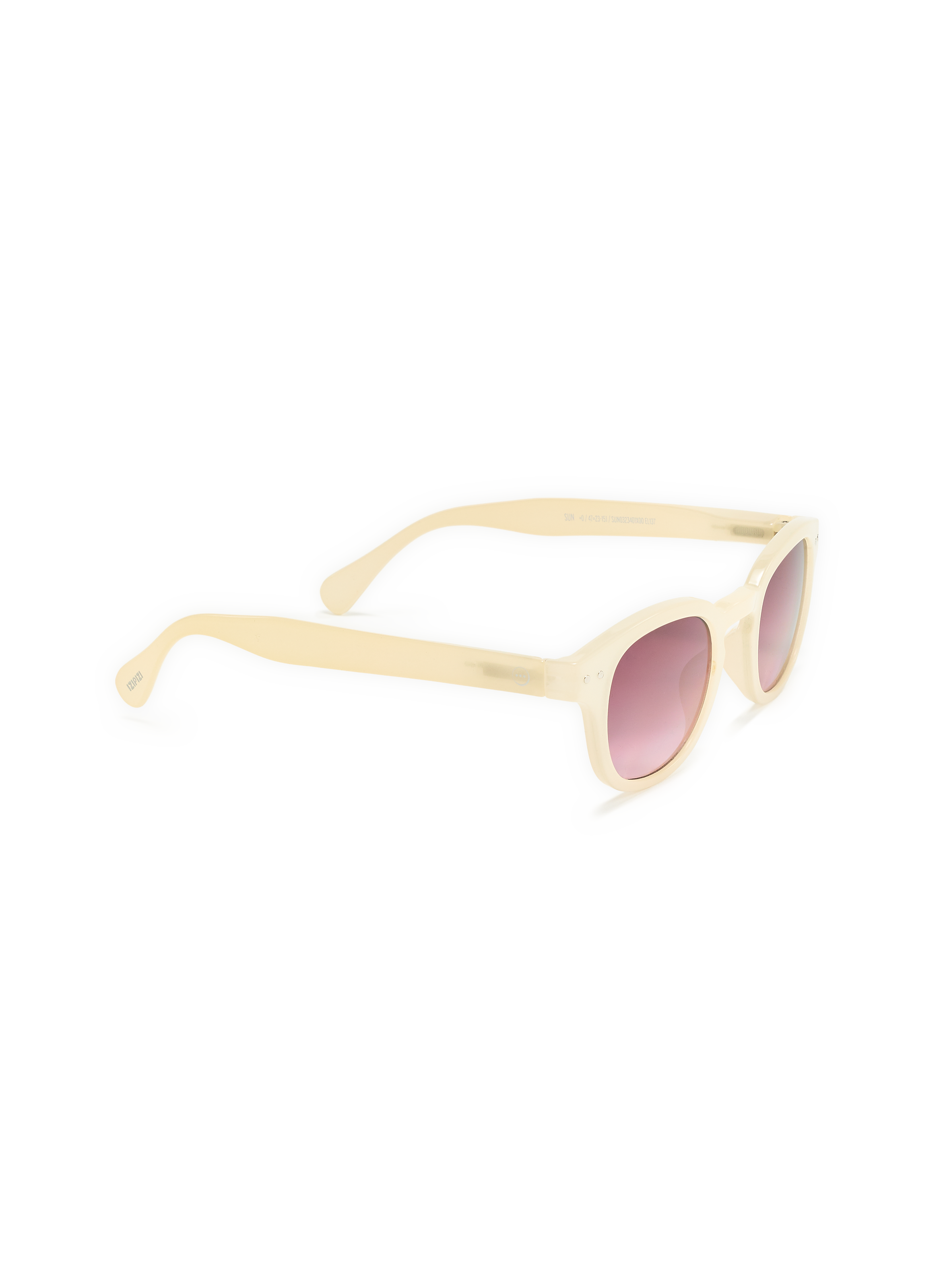 Lunettes de soleil à verres fumés  IZIPIZI Beige