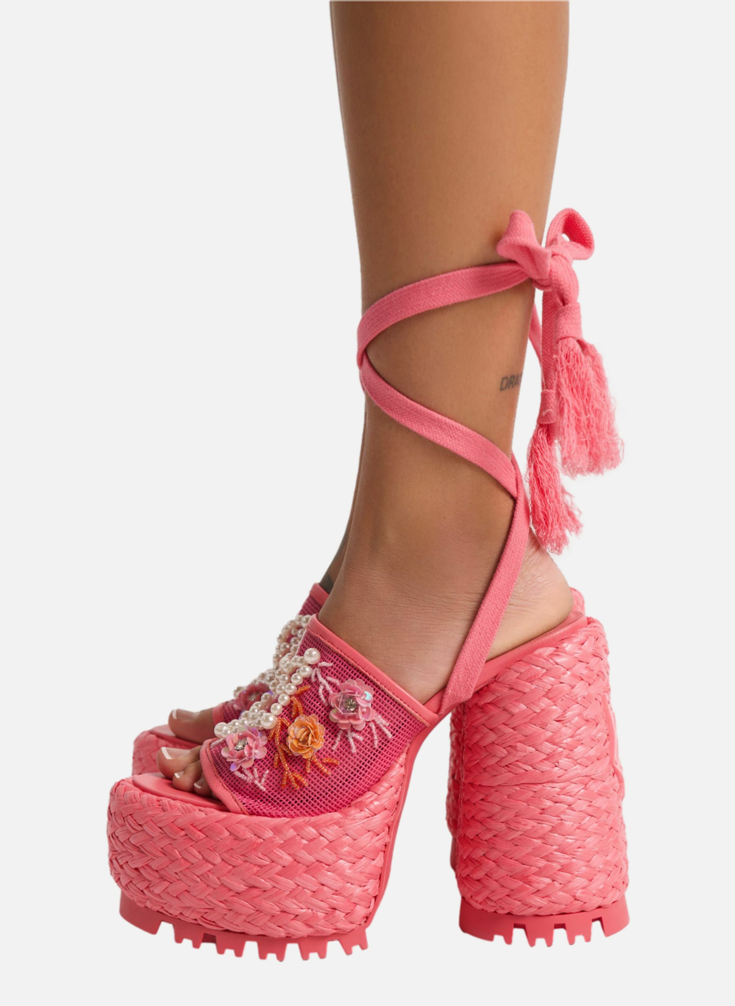 Escarpins bluebell NAKED WOLFE Rose