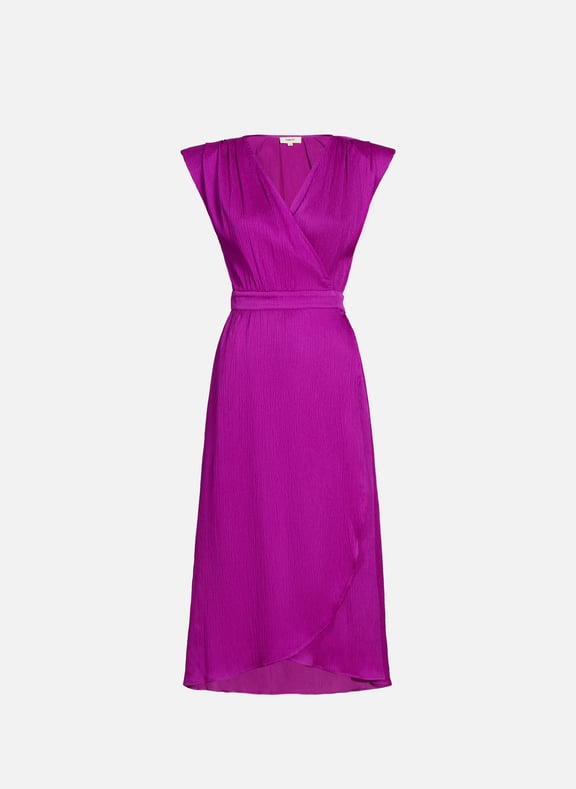 Wrap dress Cesaria Purple by SUNCOO SUNCOO Wrap dress Cesaria Purple