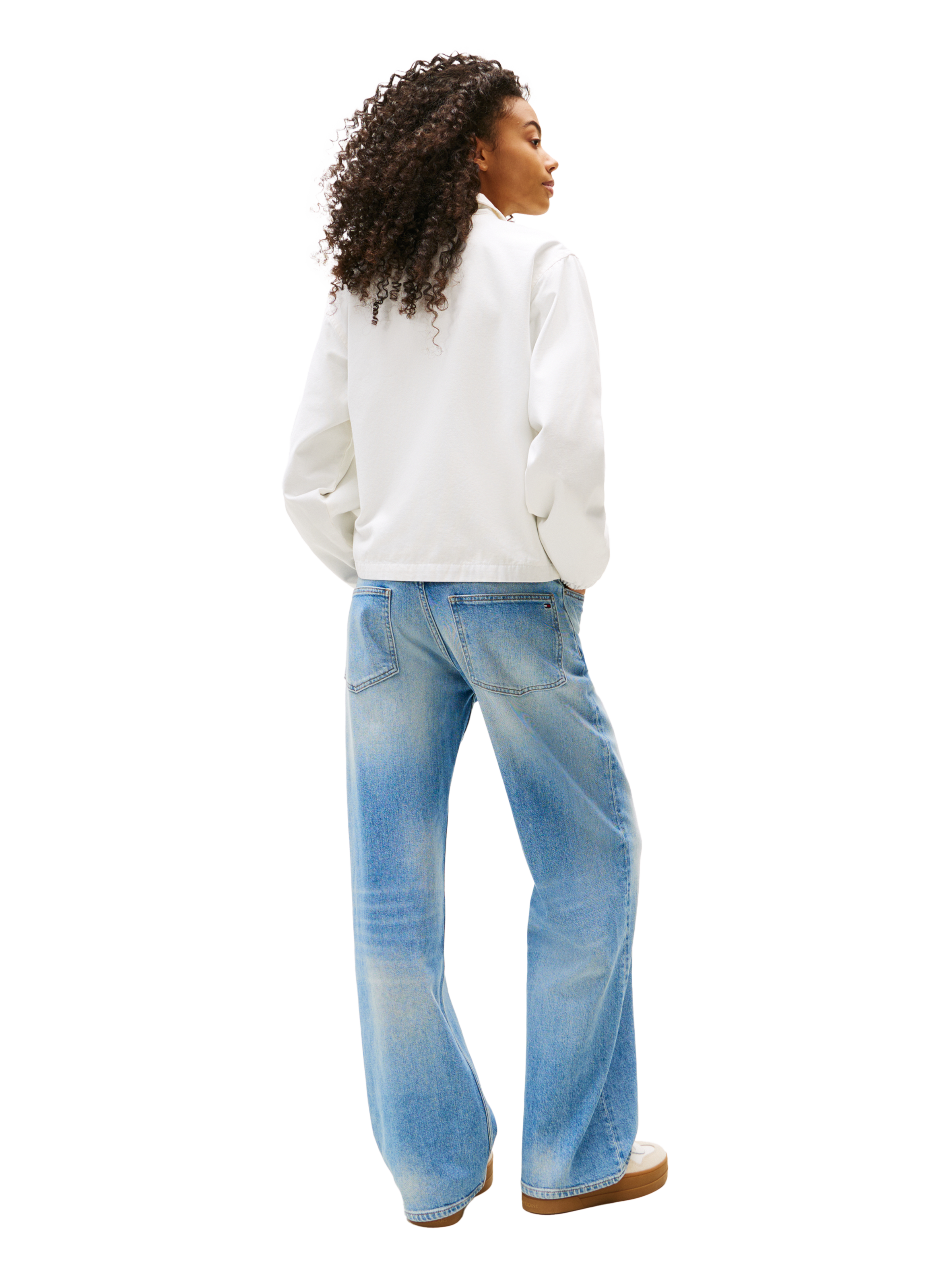 Veste d'exterieur en coton TOMMY HILFIGER Blanc