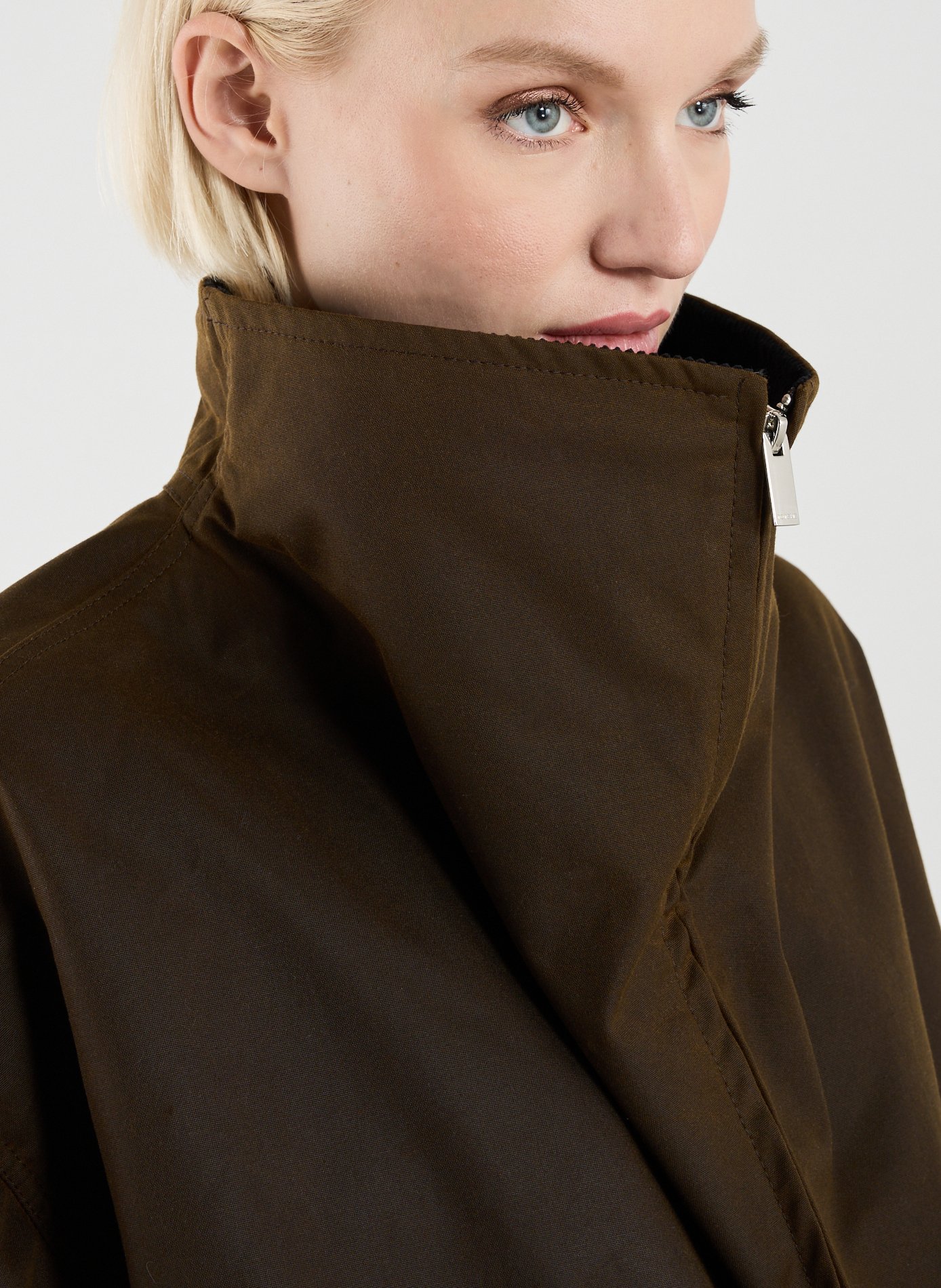 Oversized cotton jacket  TOTEME Brown