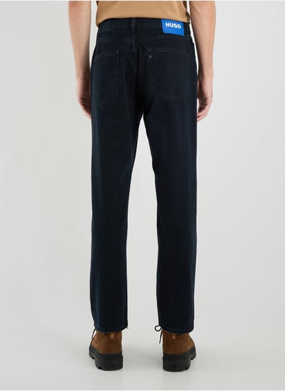 Gerade geschnittene Baumwolljeans HUGO BLUE Gerade geschnittene Baumwolljeans HUGO BLUE