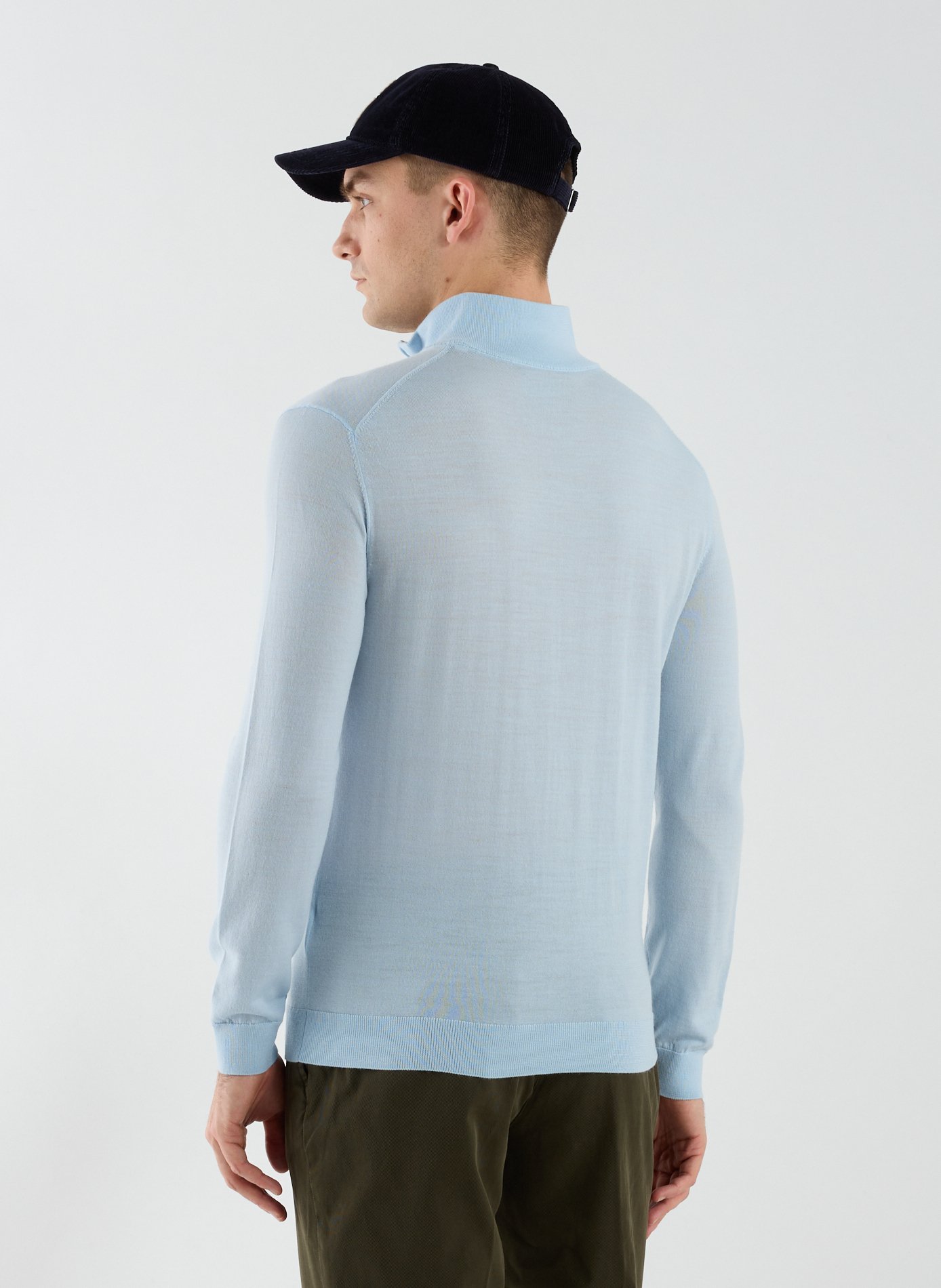 Fine merino wool jumper GANT Blue