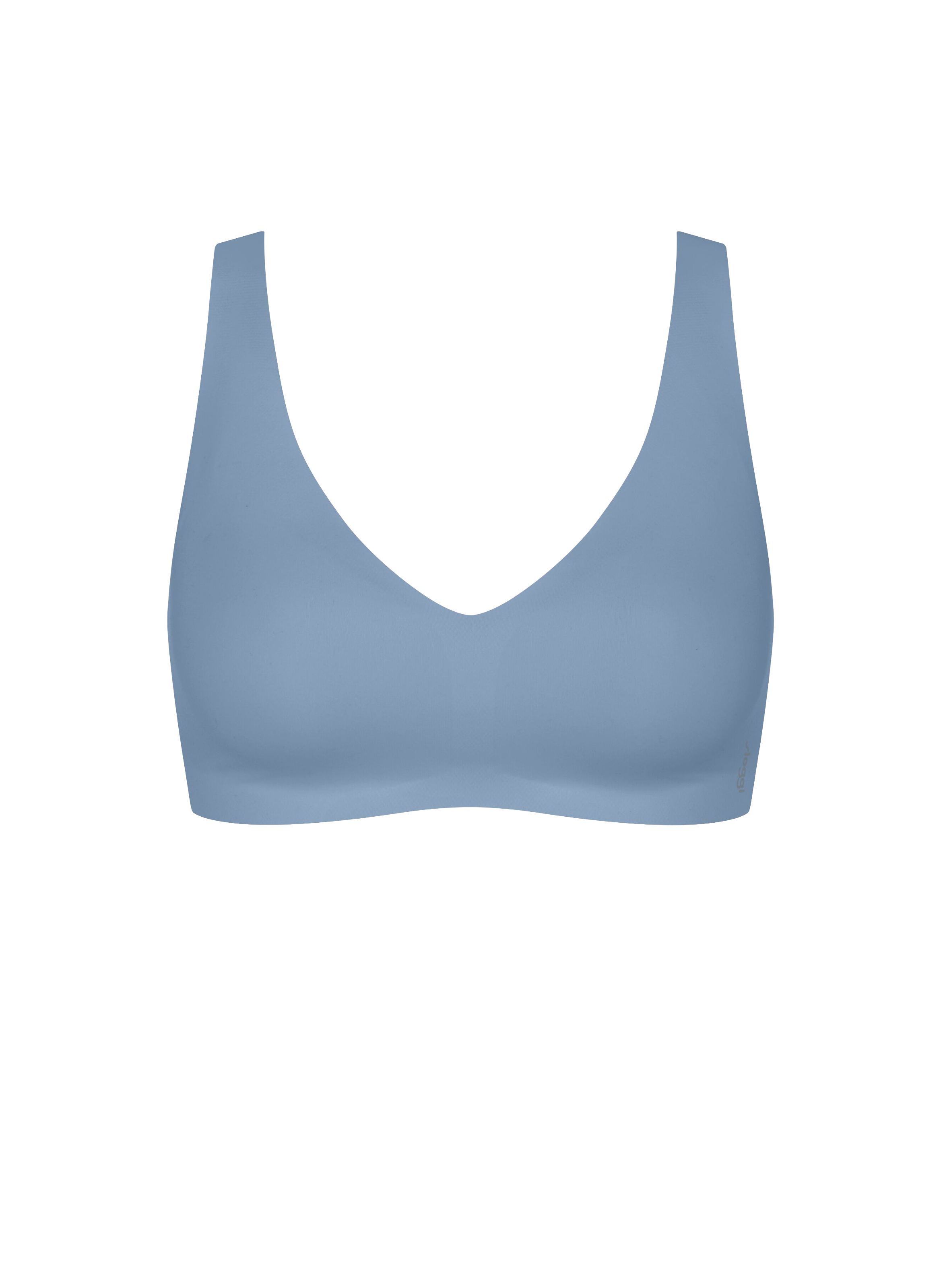Wireless invisible effect bra  Bleu gris pastel