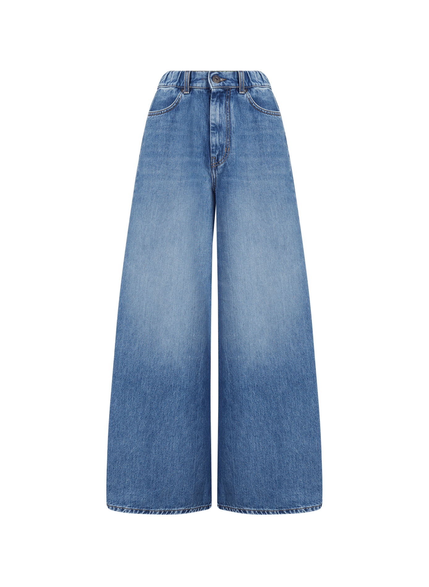 Jean large en coton MAX MARA WEEK END Bleu