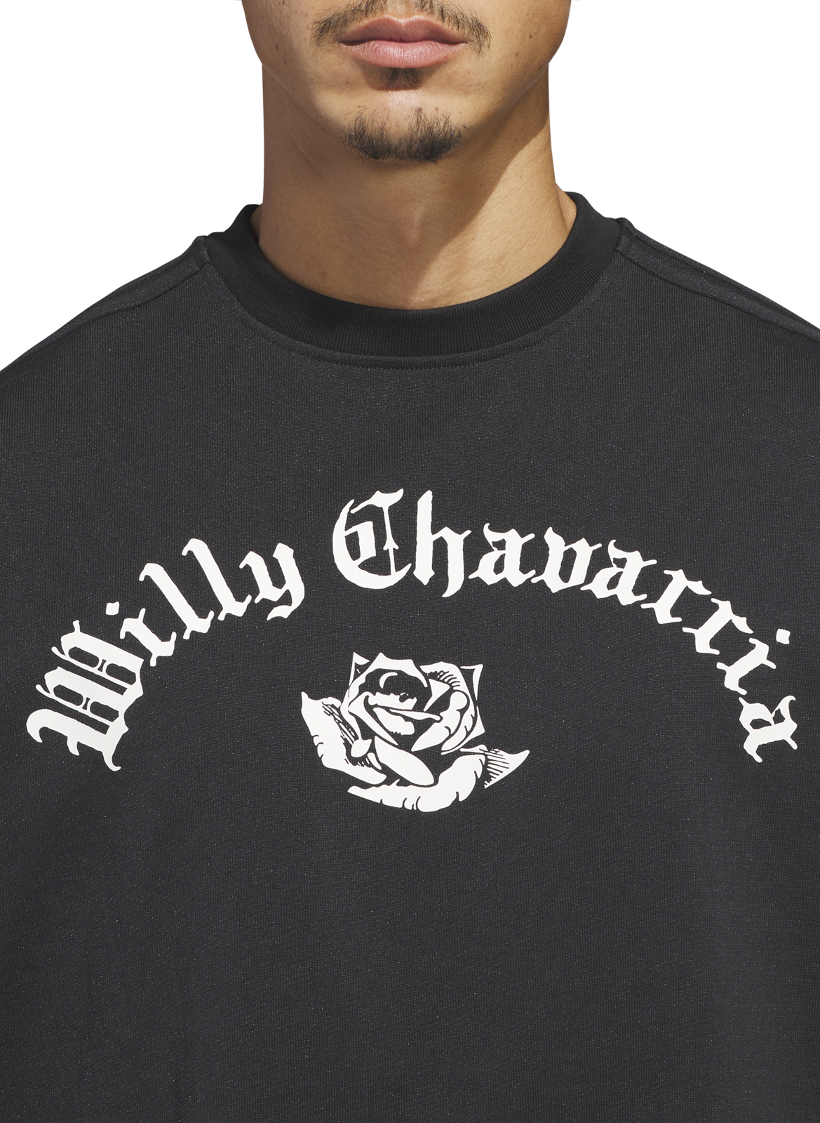 T-shirt à imprimé en coton mélangé ADIDAS Noir