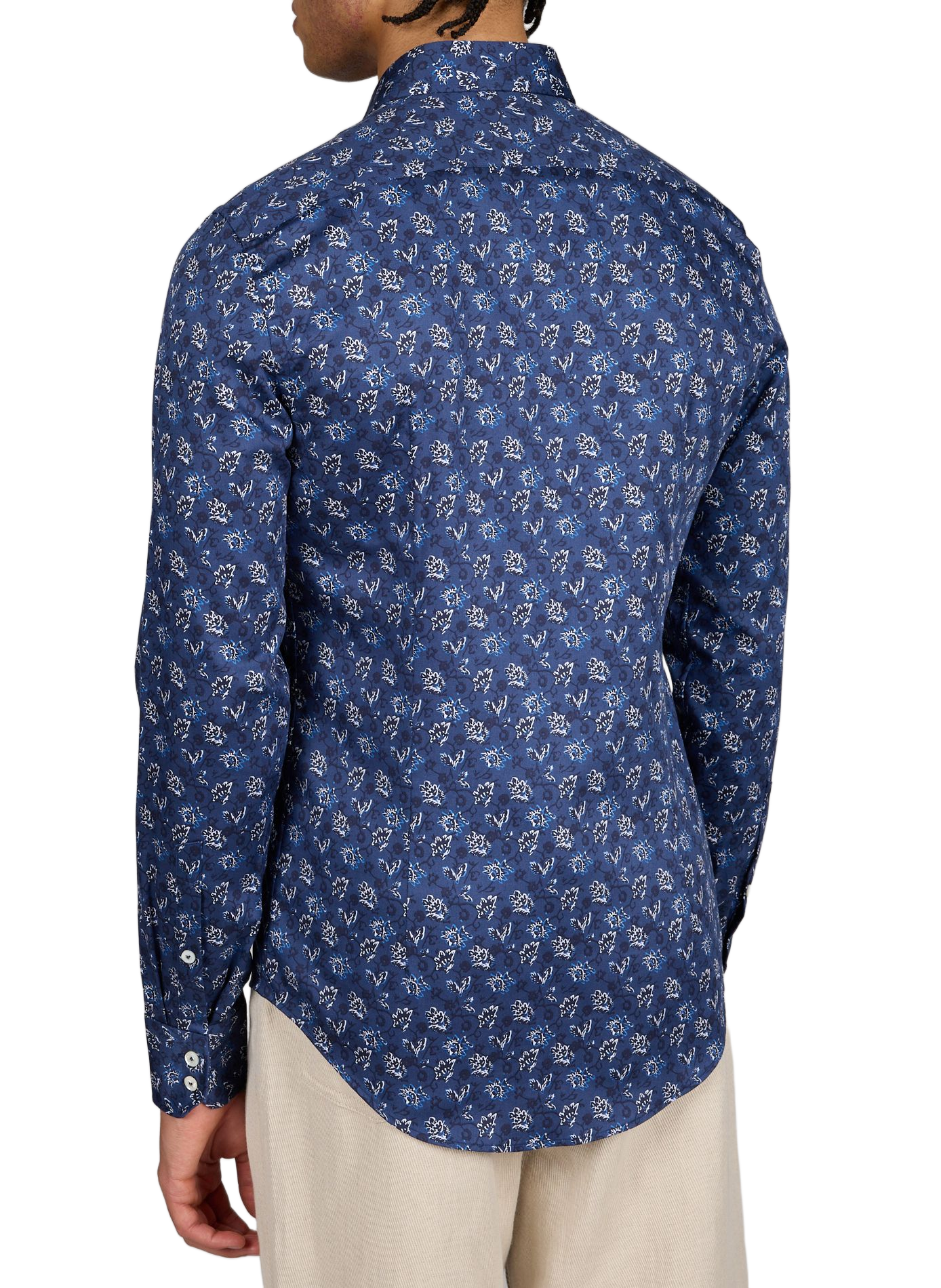 Chemise cintrée en coton VAN LAACK Bleu