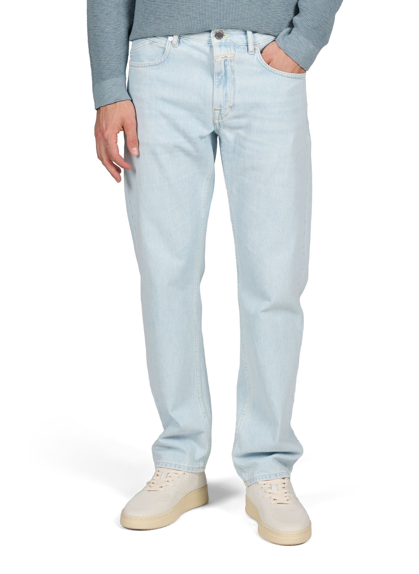 Jean droit Cooper True en coton CLOSED Bleu