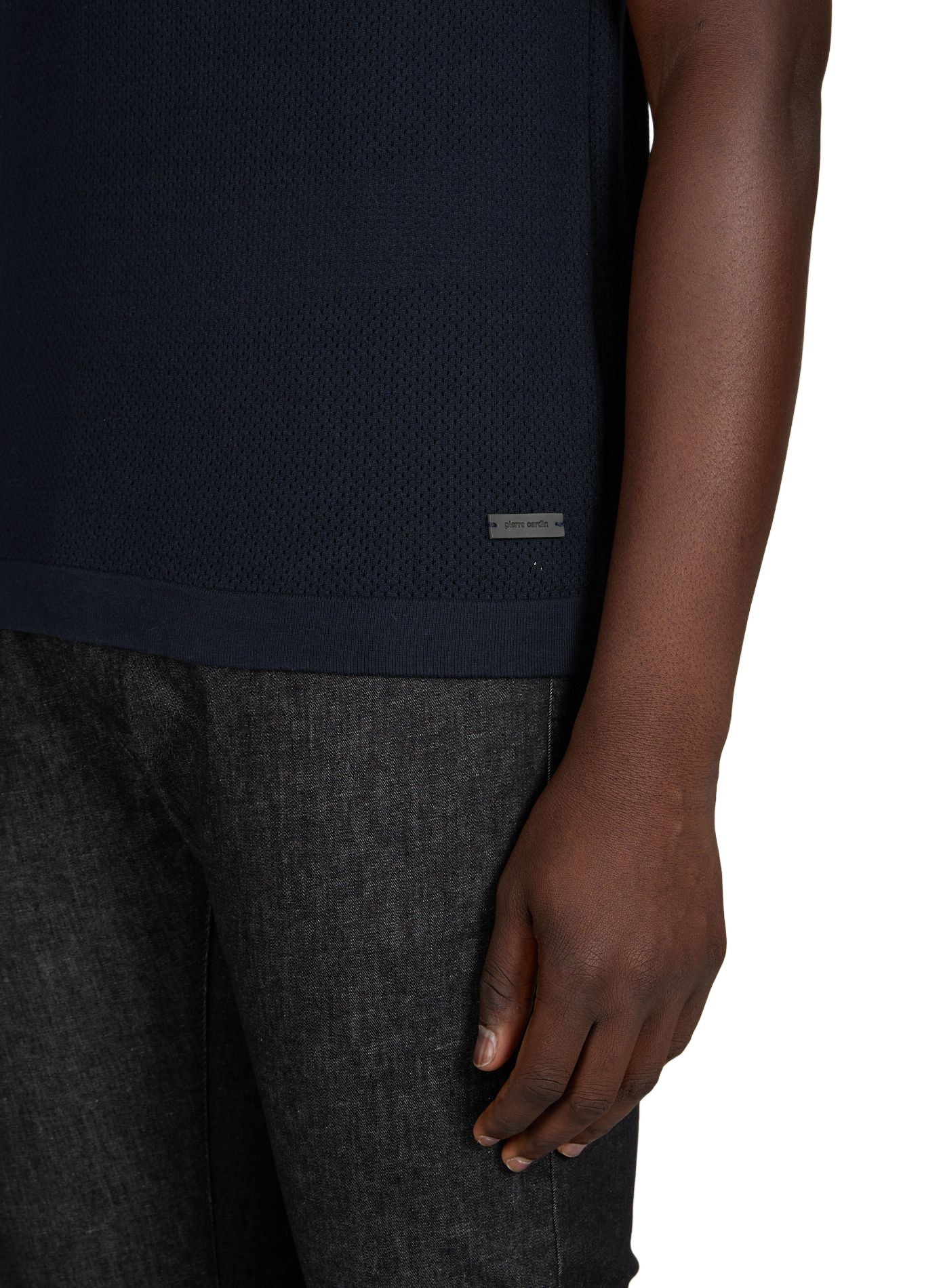 Maglia in maglia di cotone misto PIERRE CARDIN Blu