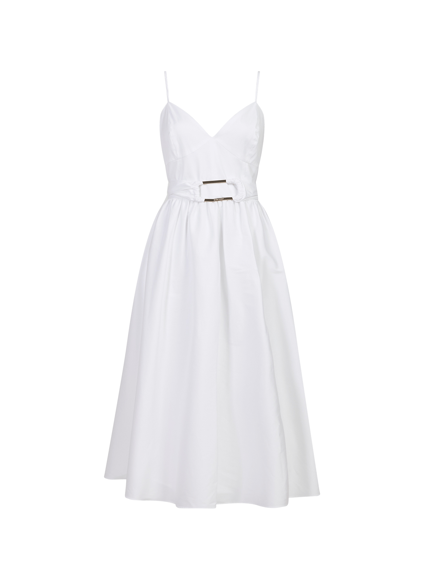 Robe ceinturée Ulla en coton mélangé GUESS White