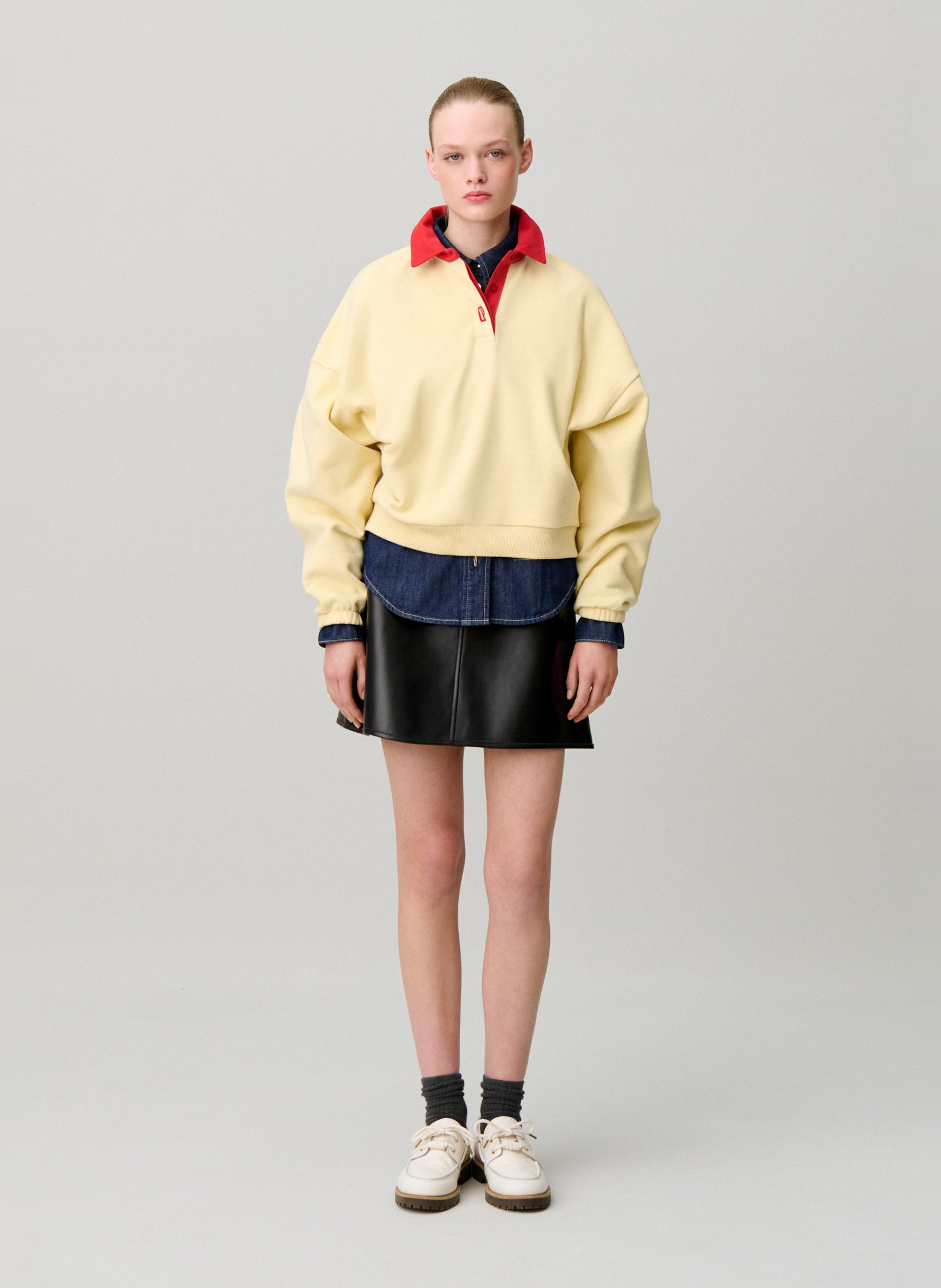 Sweat oversize en coton CLAUDIE PIERLOT Multicolore