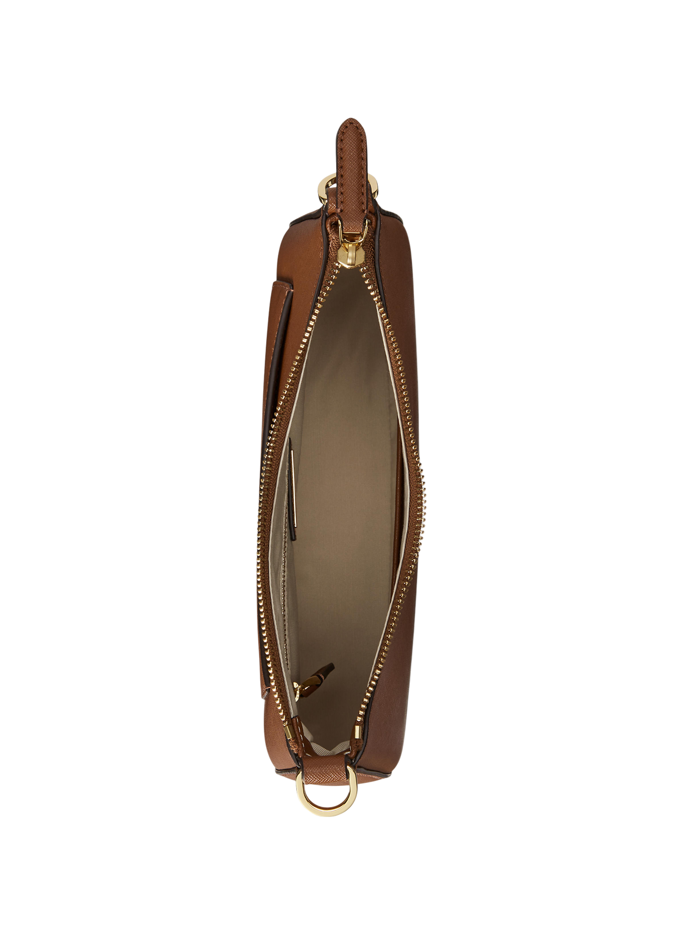 Handtasche Danny aus Leder LAUREN Beige