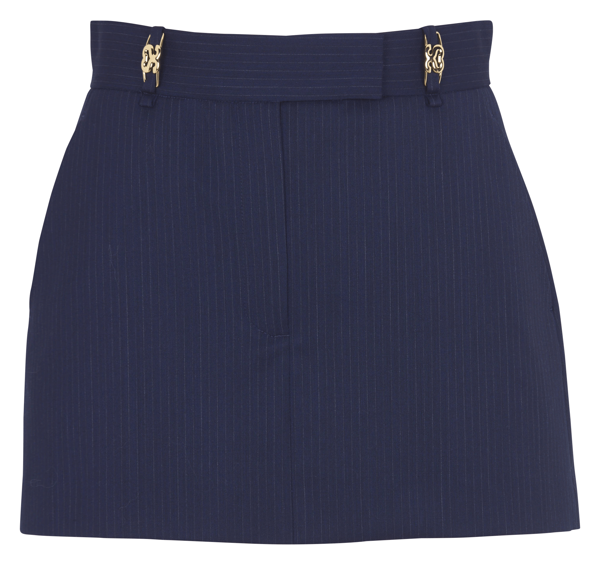 Short jupe en laine mélangée SANDRO Bleu