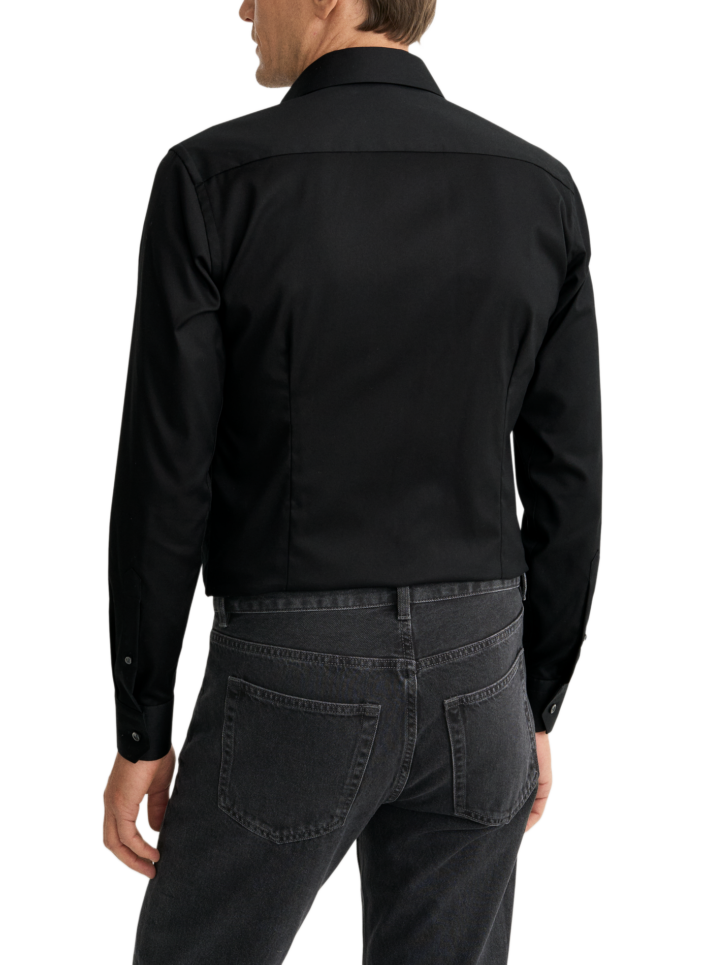 Cotton shirt ETON Black