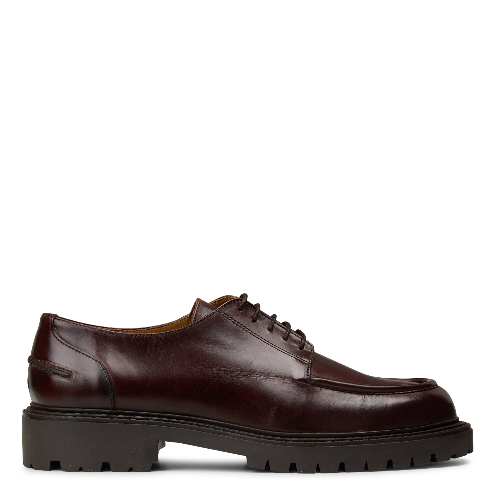 Plateau Derby schoenen van leer Abel BOBBIES Bruin