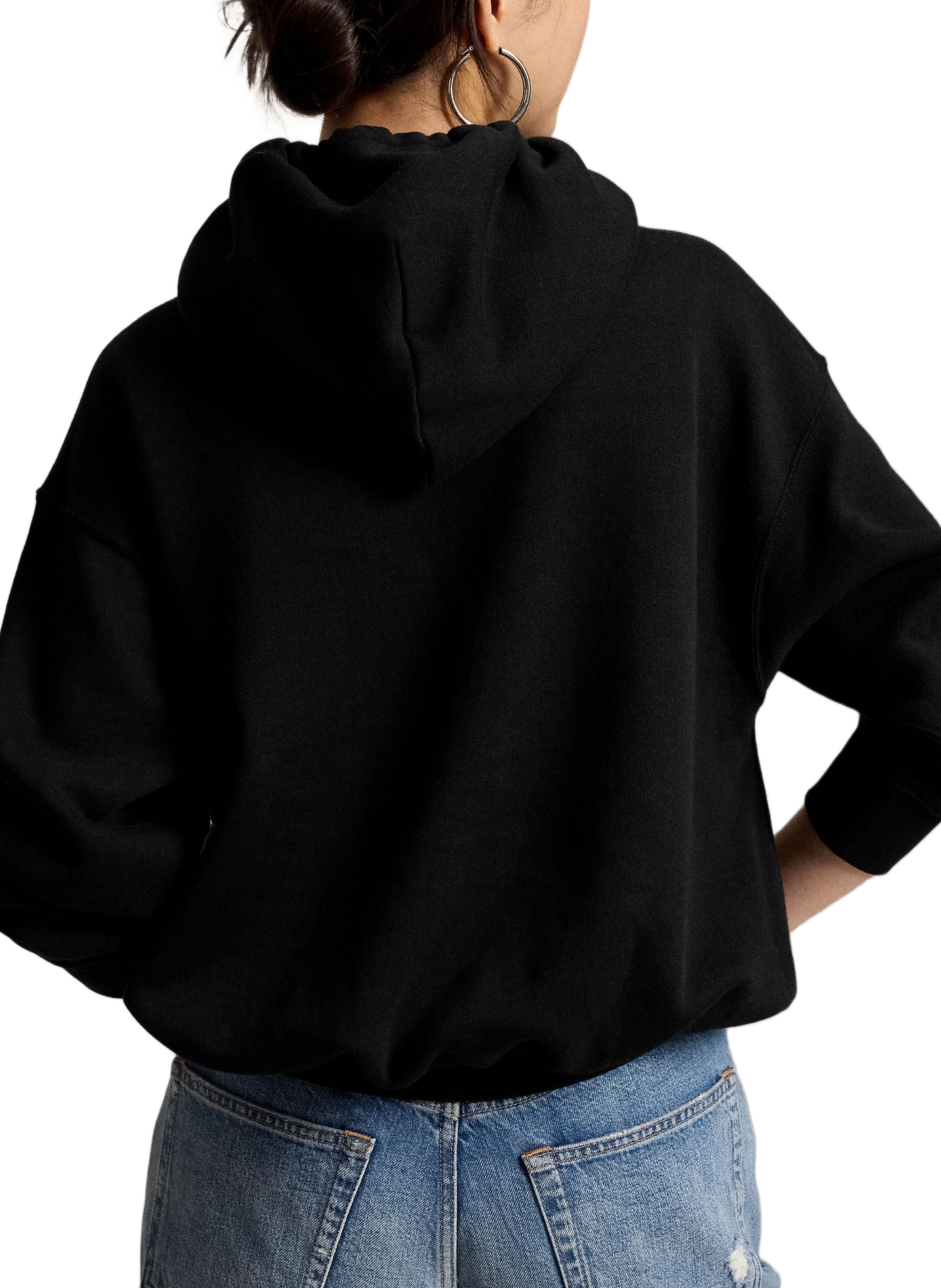 Polo Bear Cotton-Blend Hoodie POLO RALPH LAUREN Black