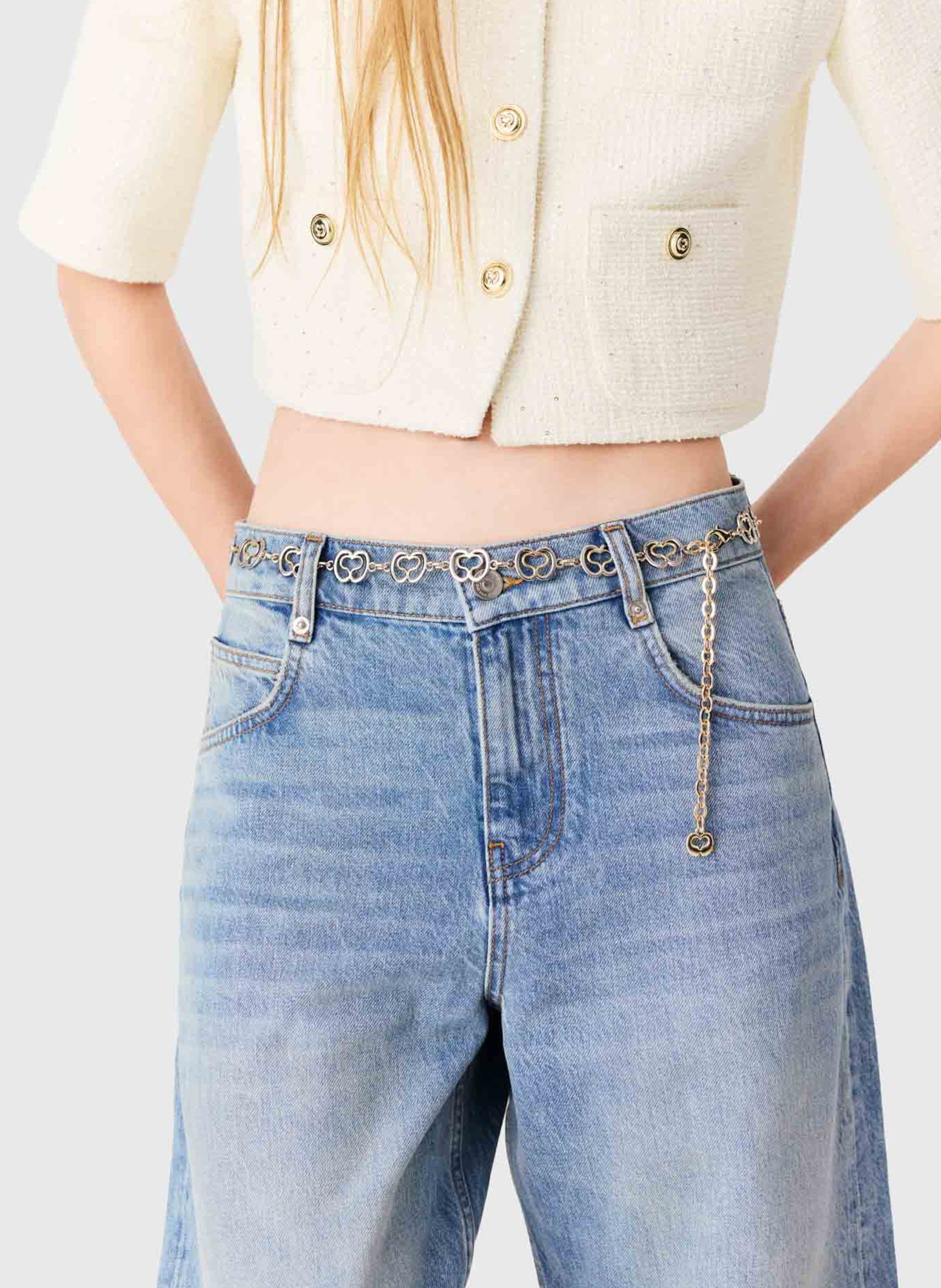 Ceinture en chaîne MAJE Doré