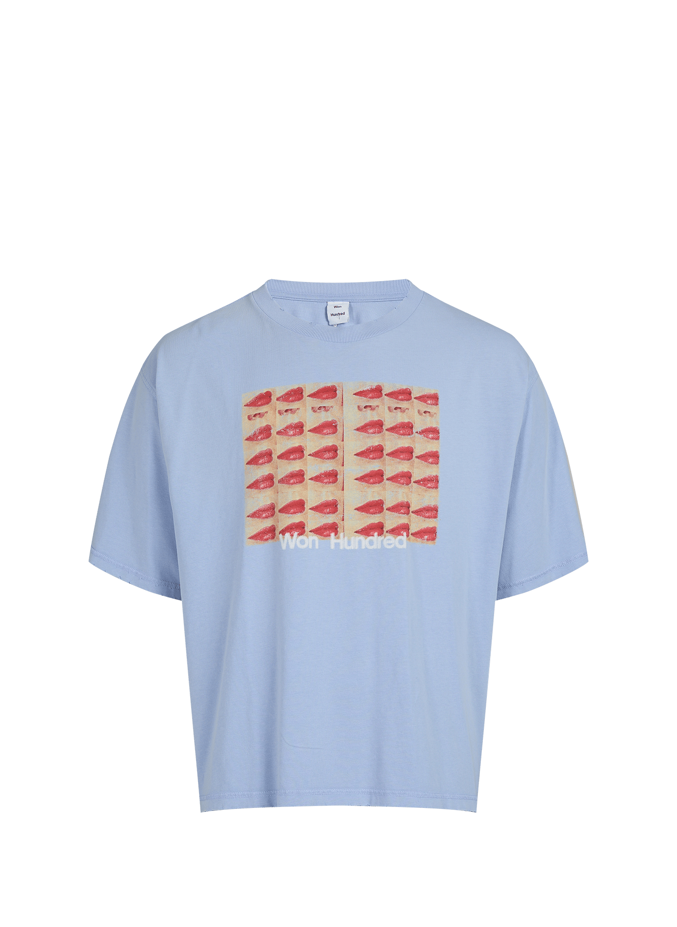 Round neck T-shirt WON HUNDRED Blue