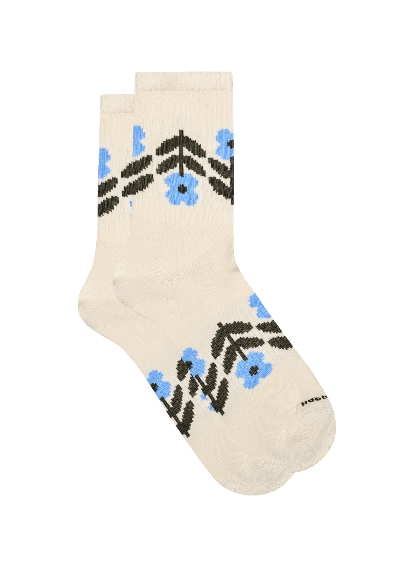 Chaussettes motif fleurs en coton mélangé HAPPY SOCKS Blanc