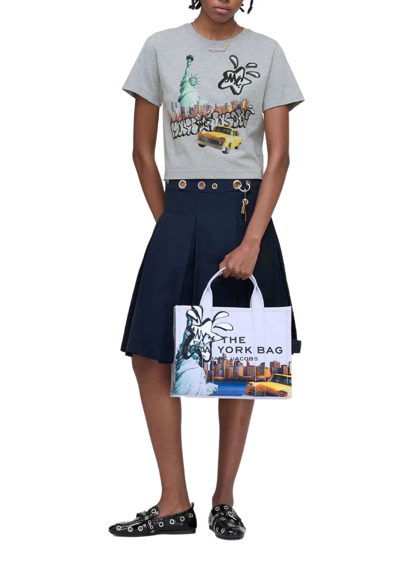 T-shirt The City New York en coton MARC JACOBS Multicolore