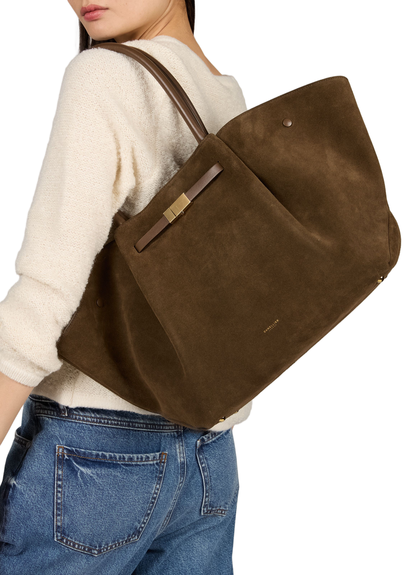 Lederhandtasche DEMELLIER LONDON Braun