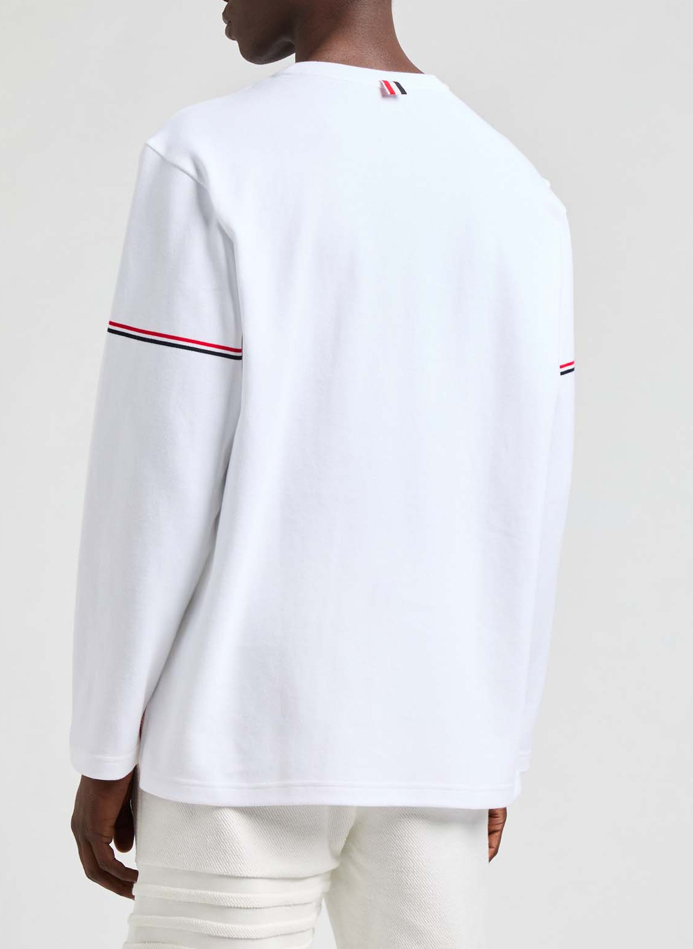 Oversize-Sweatshirt THOM BROWNE Weiss