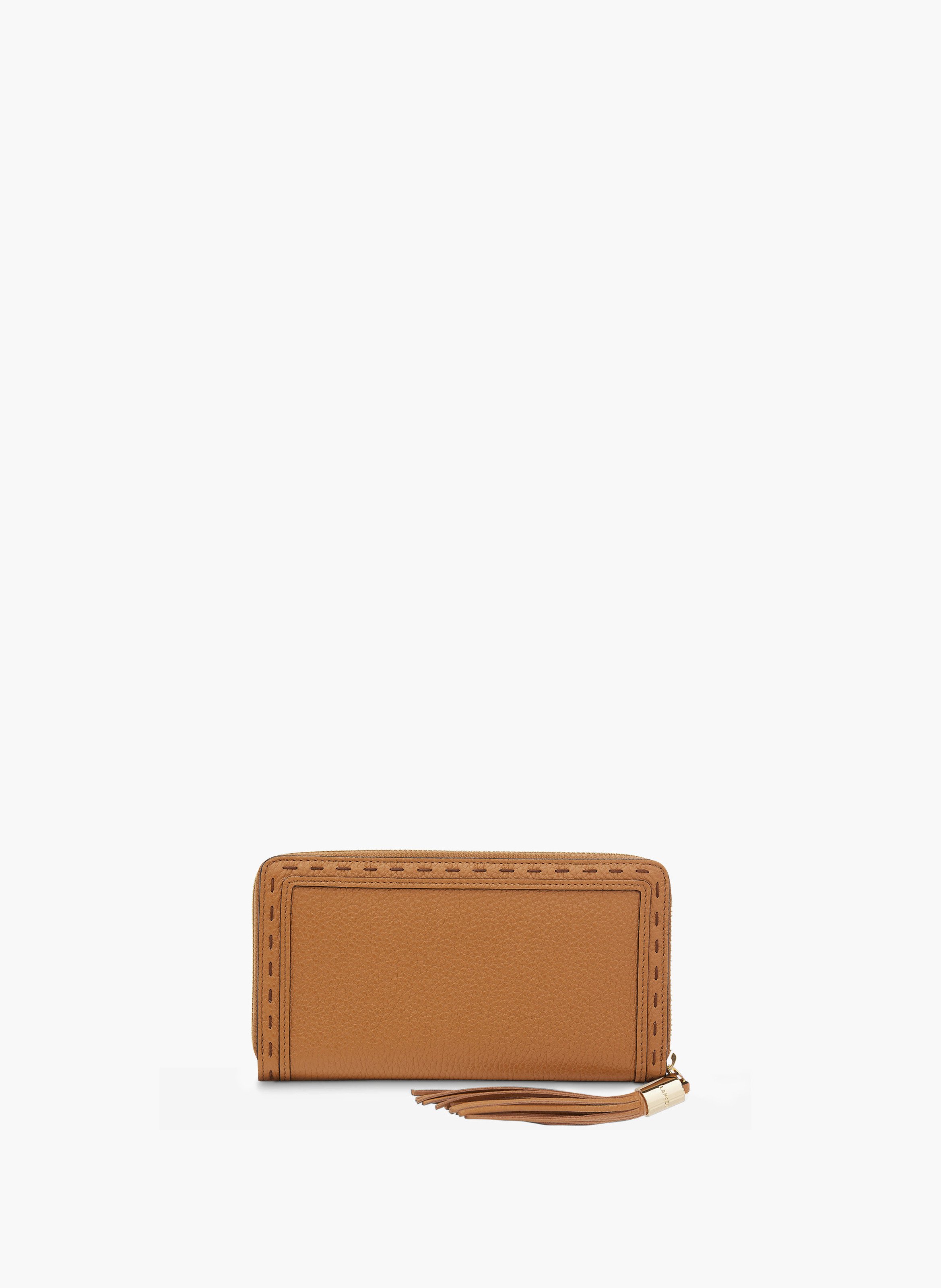 Lange ritssluiting portemonnee van Lancel in leer | Bruin LANCEL Dames
