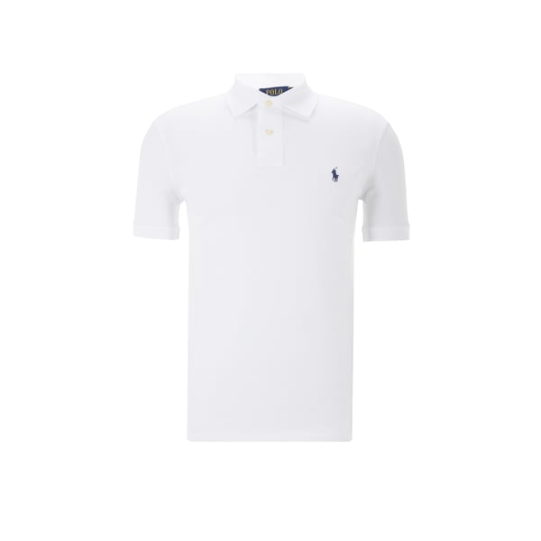 Polo slim en maille piqué de coton