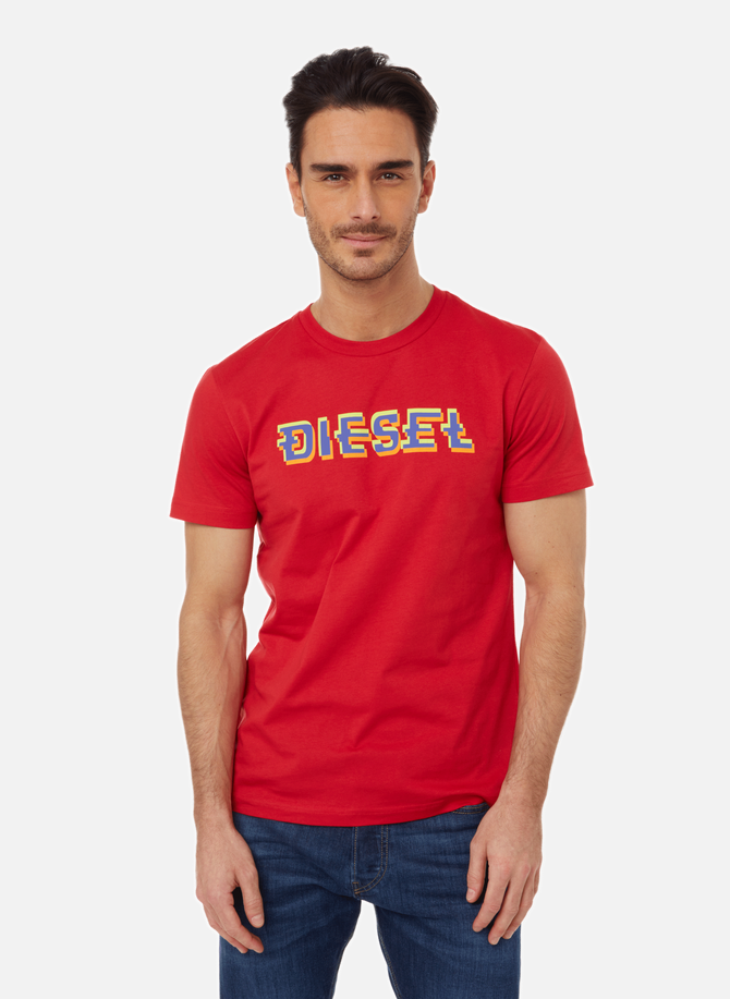 T-shirt à sérigraphie en coton DIESEL