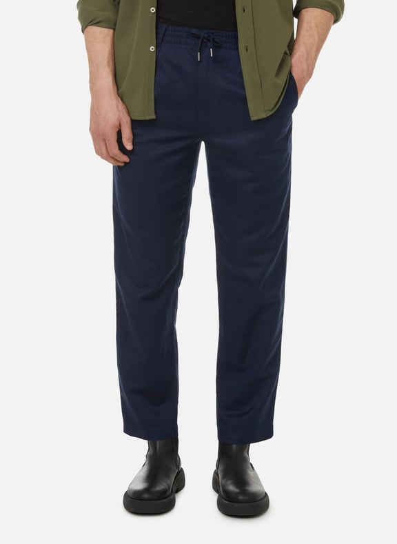 Pantalon en lin Bleu by POLO RALPH LAUREN POLO RALPH LAUREN Pantalon en lin Bleu