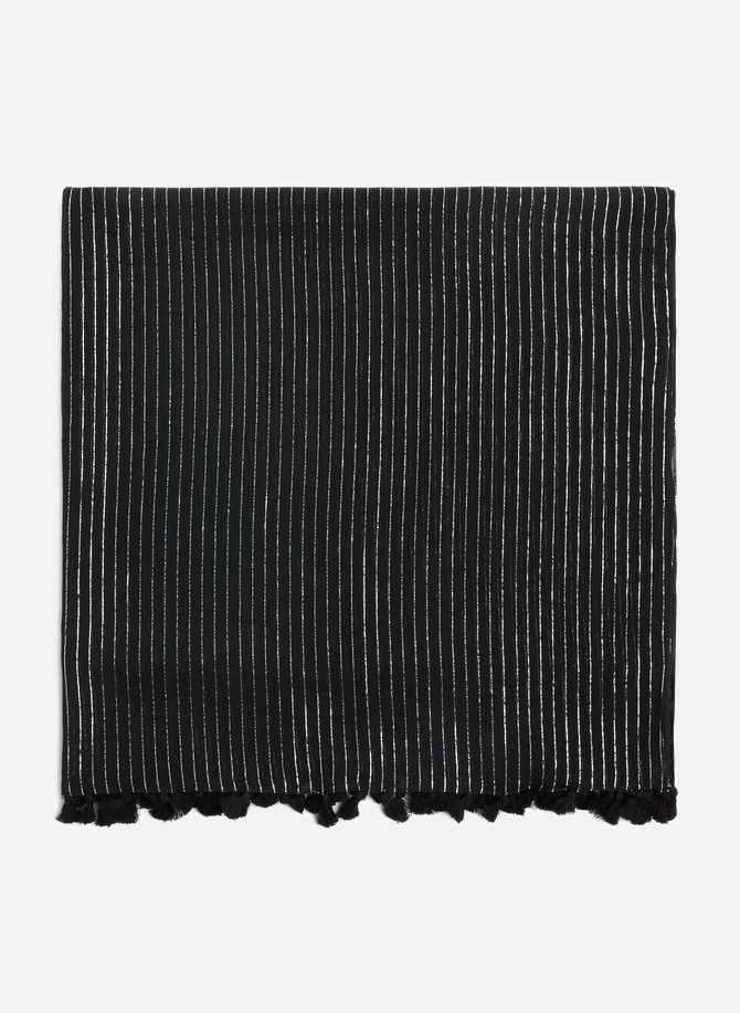 Cotton and metallic thread scarf  SAISON 1865