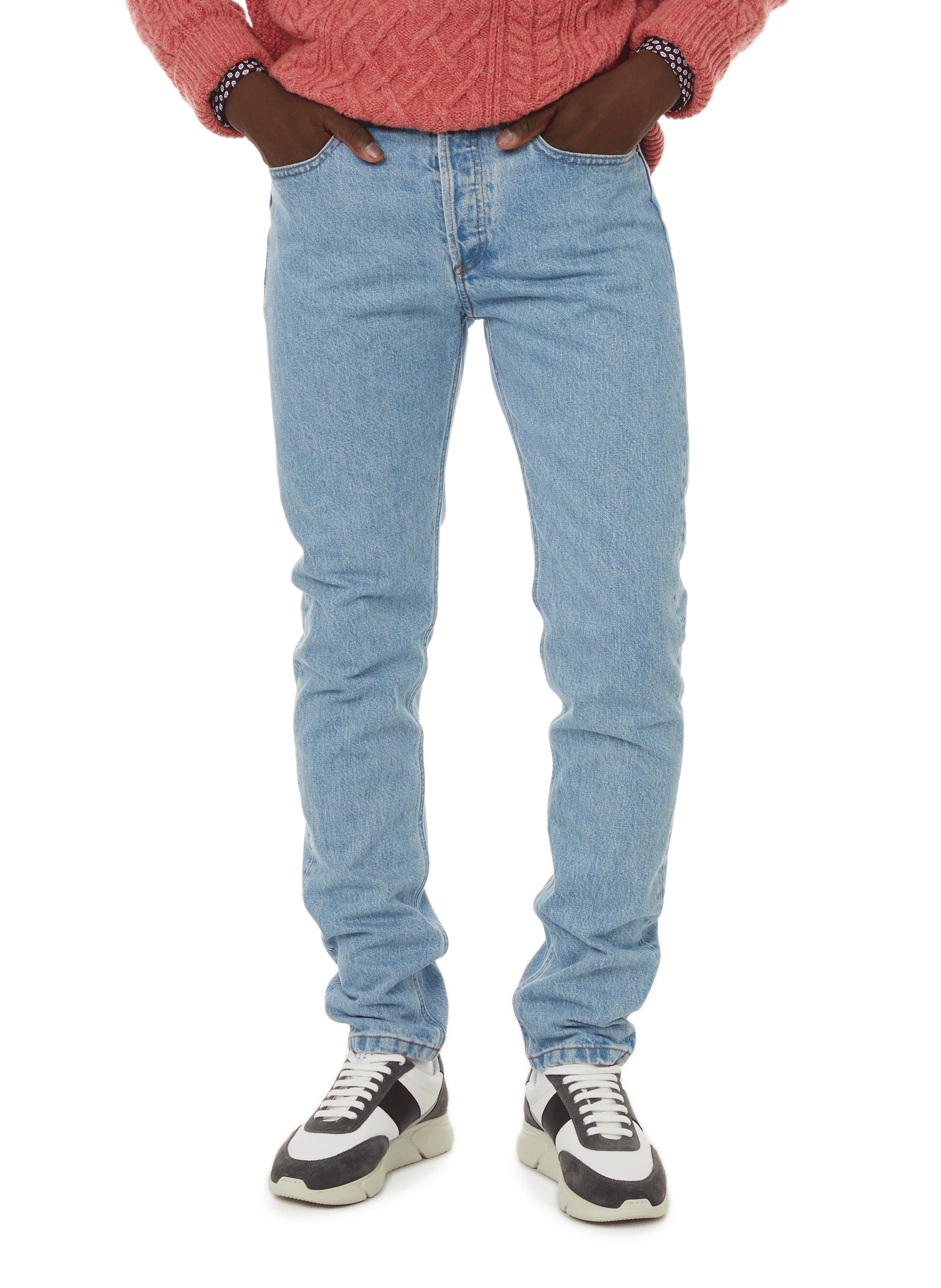 Coeta straight-fit cotton jeans A.P.C. Blue