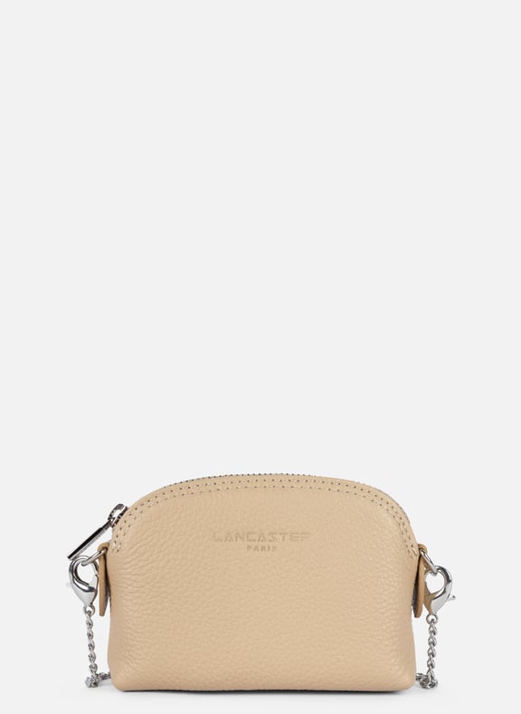 Petit porte-monnaie - foulonné pm Beige by LANCASTER LANCASTER Petit porte-monnaie - foulonné pm Beige