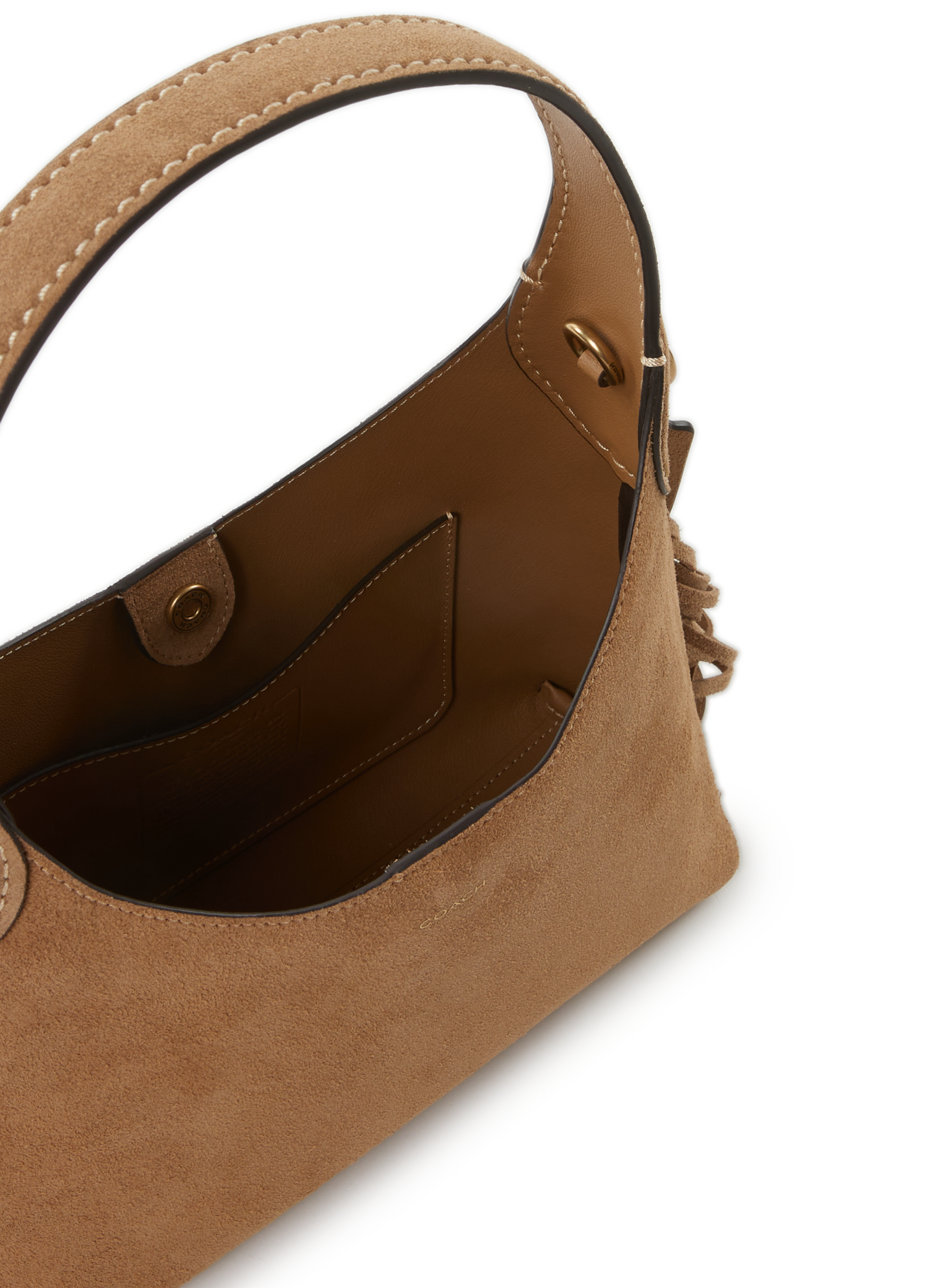 Brooklyn 23 shoulder bag with fringe COACH Brown