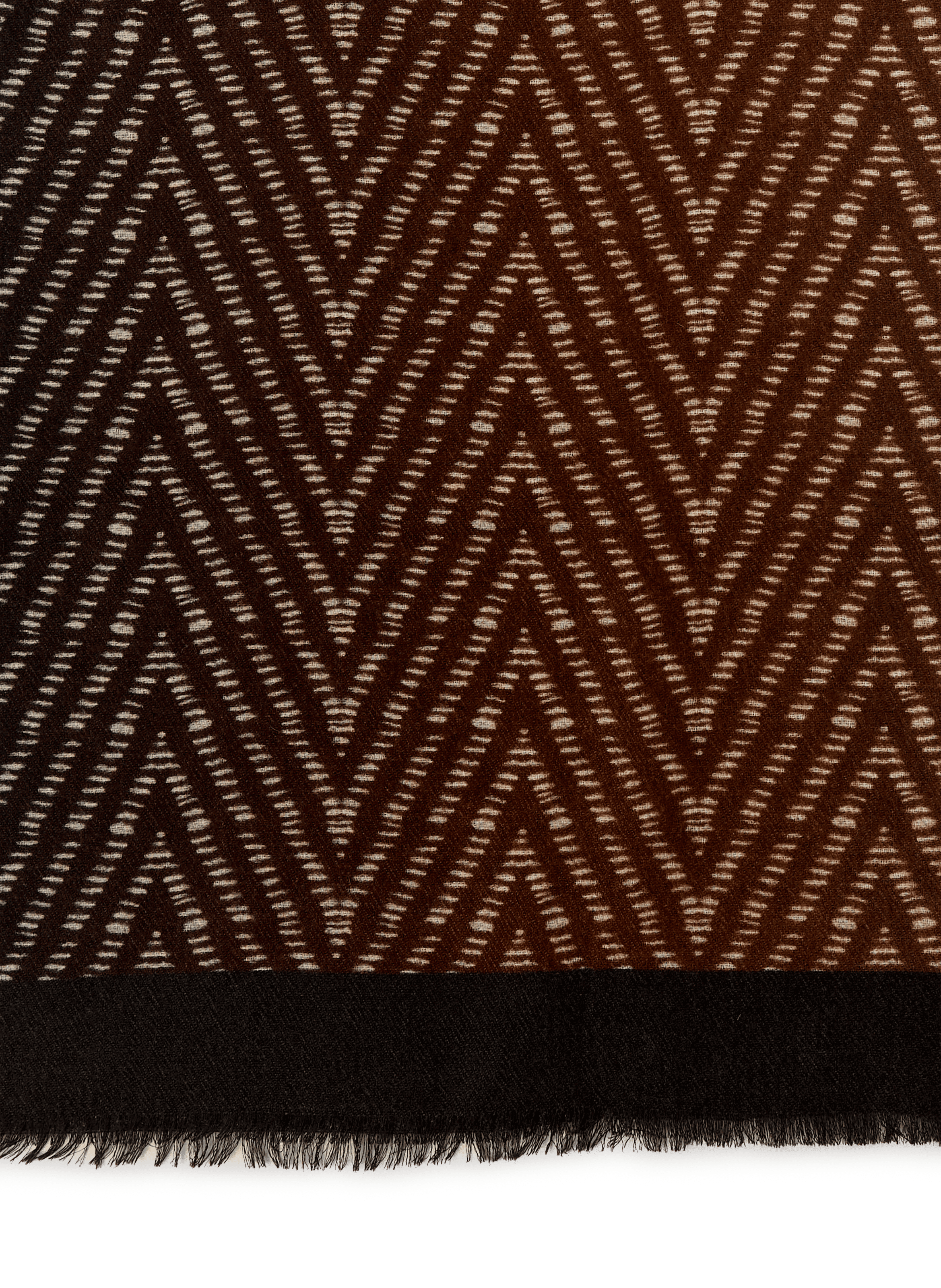 Etole frangées en laine SAISON 1865 Marron