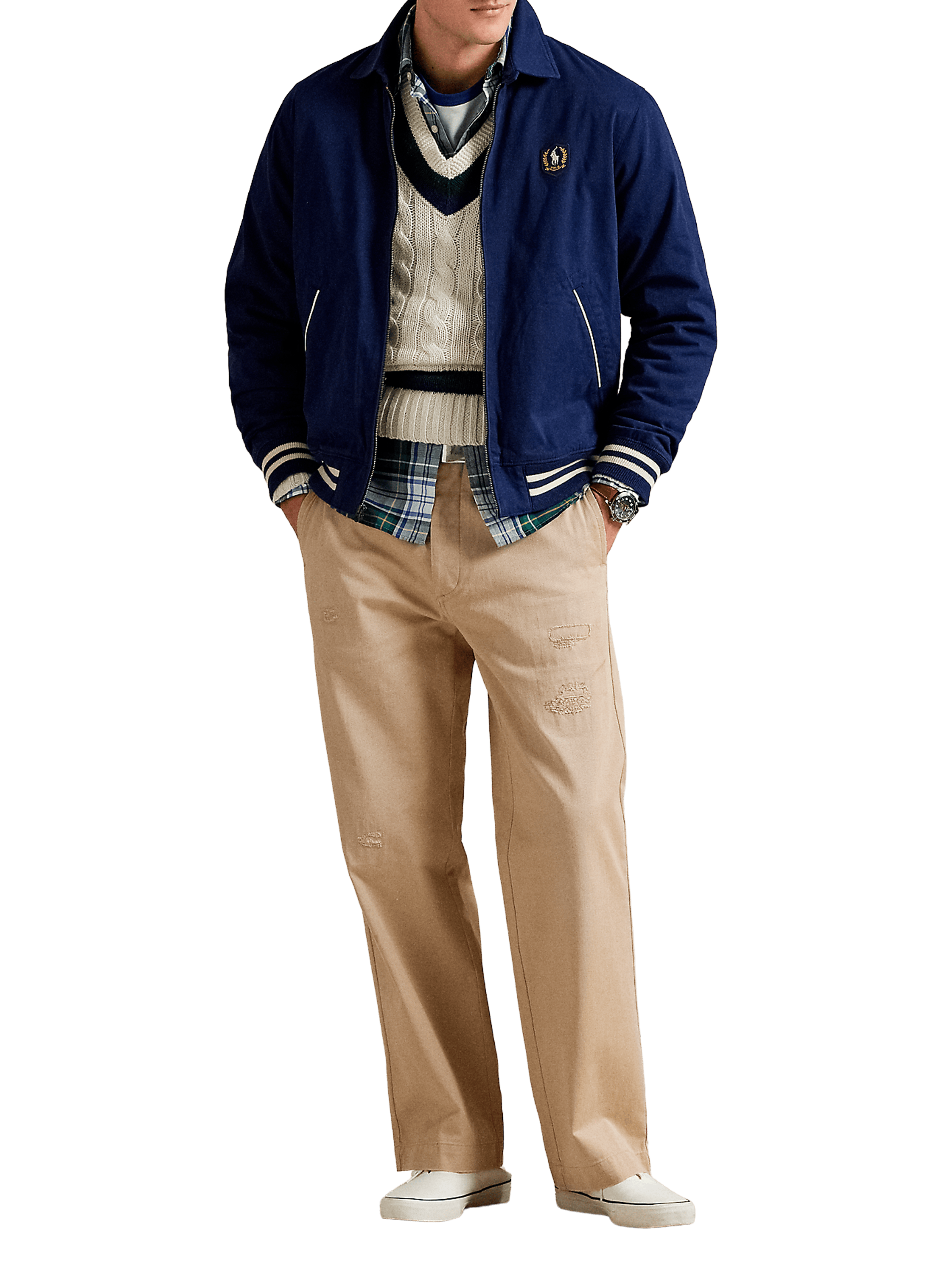 Cotton jacket POLO RALPH LAUREN Blue