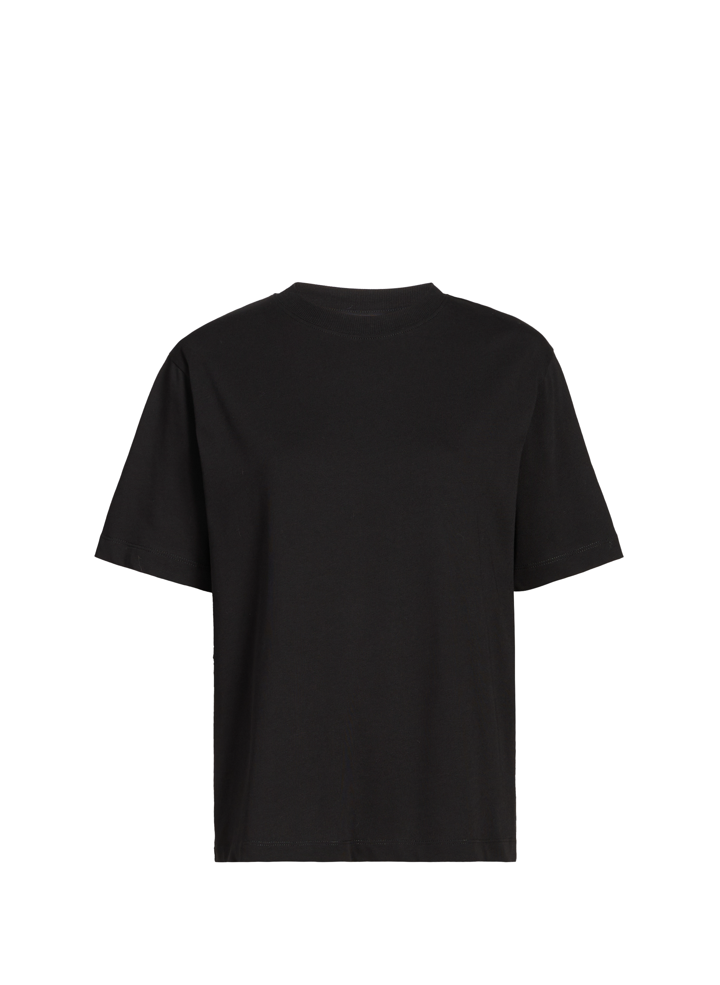 Top uni col rond TOPSHOP Noir