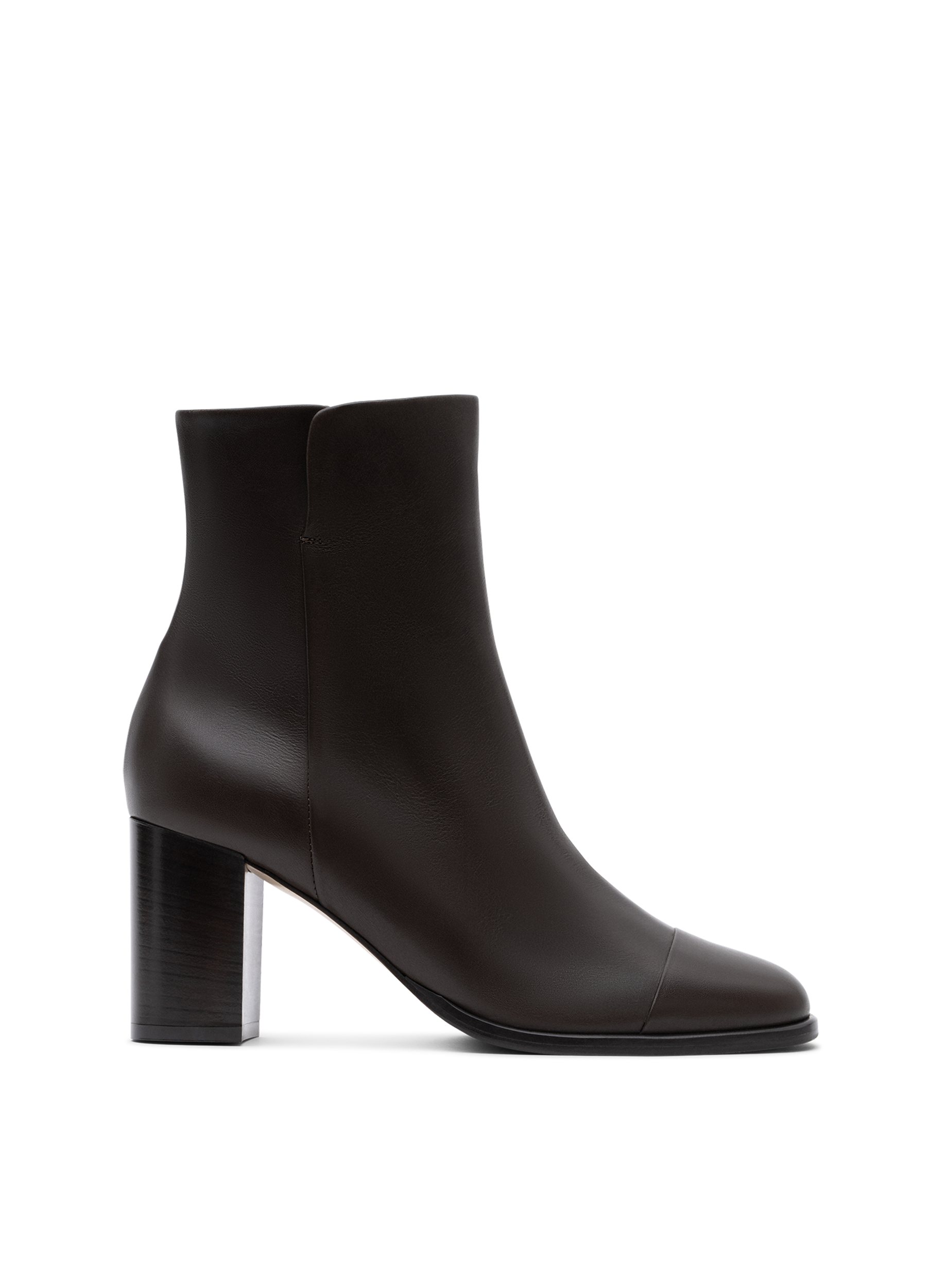 Bottines rimini en veau lisse PARALLELE Marron