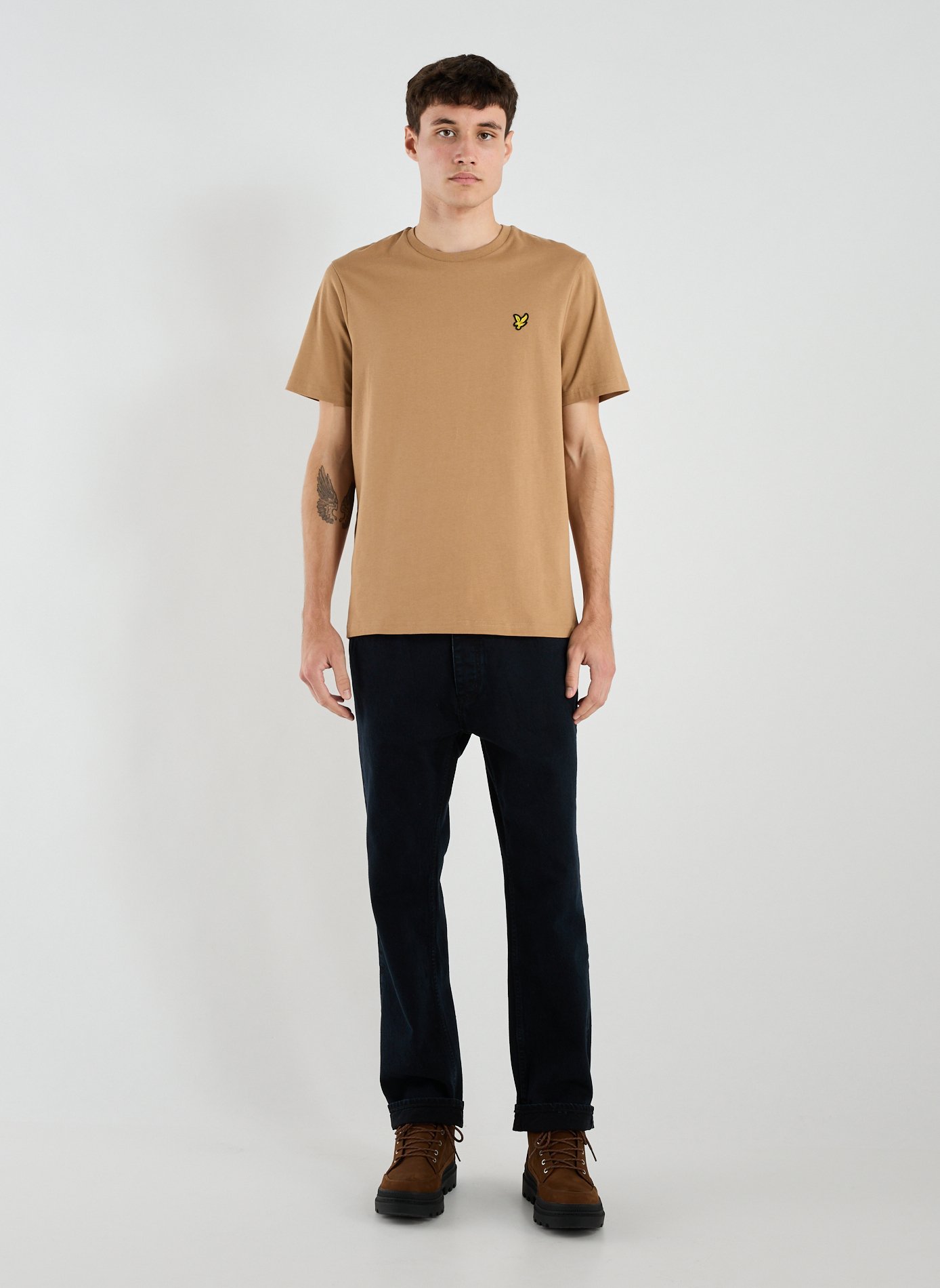 Classic Cotton T-Shirt LYLE & SCOTT Brown