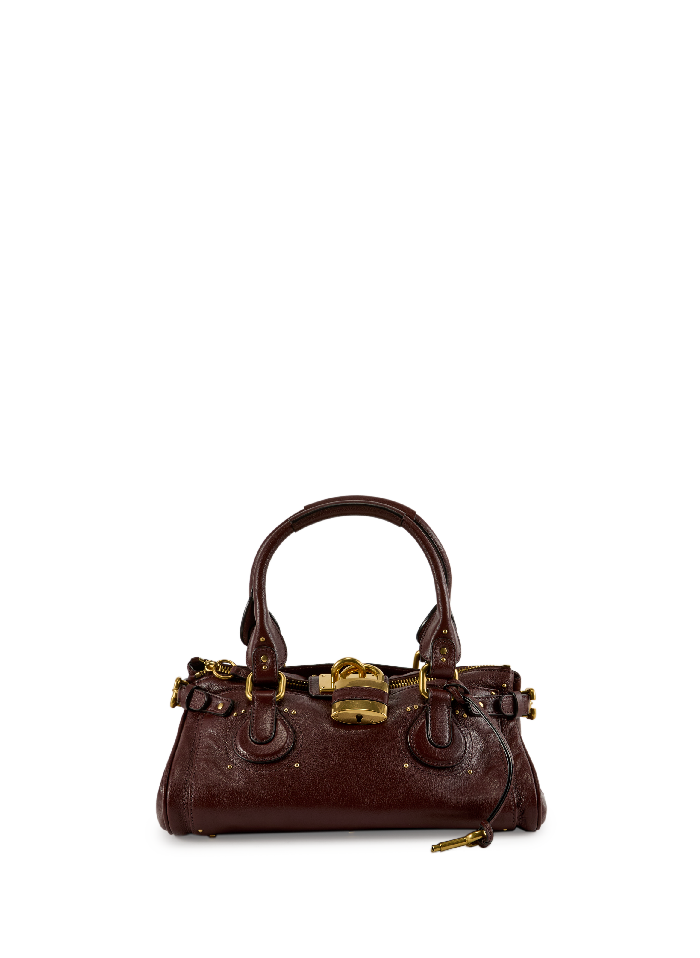 CHLOÉ Sac à main en cuir Marron