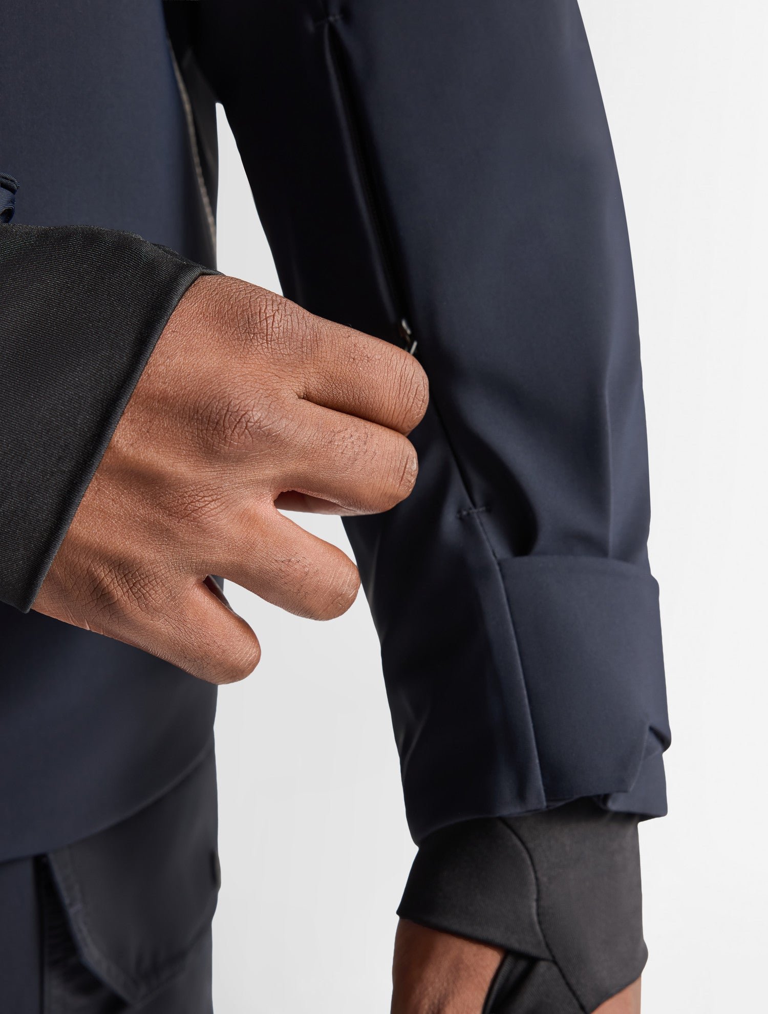 Veste de ski amwo col capuche coupe regular FUSALP Bleu