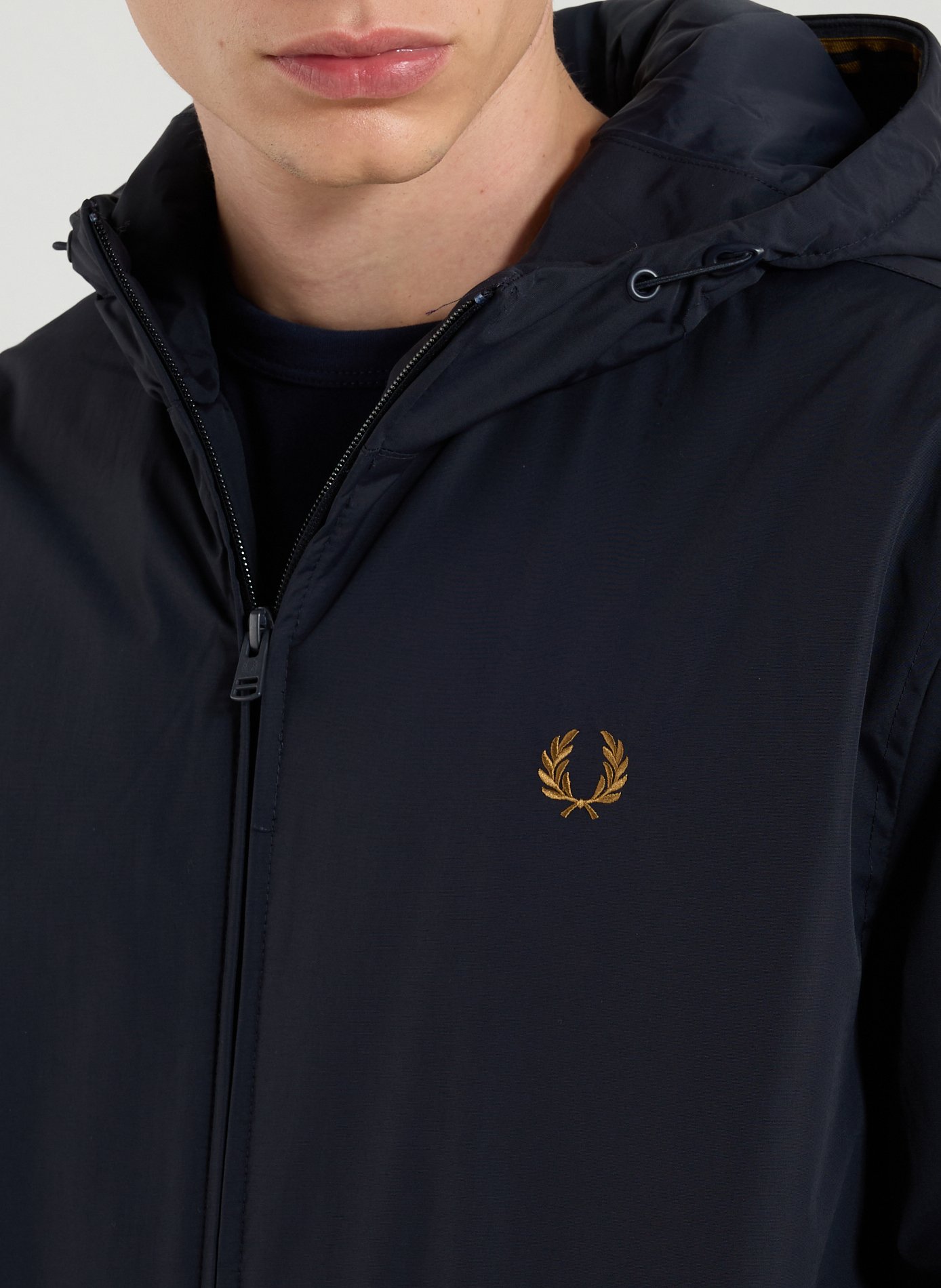 Hooded Jacket FRED PERRY Blue