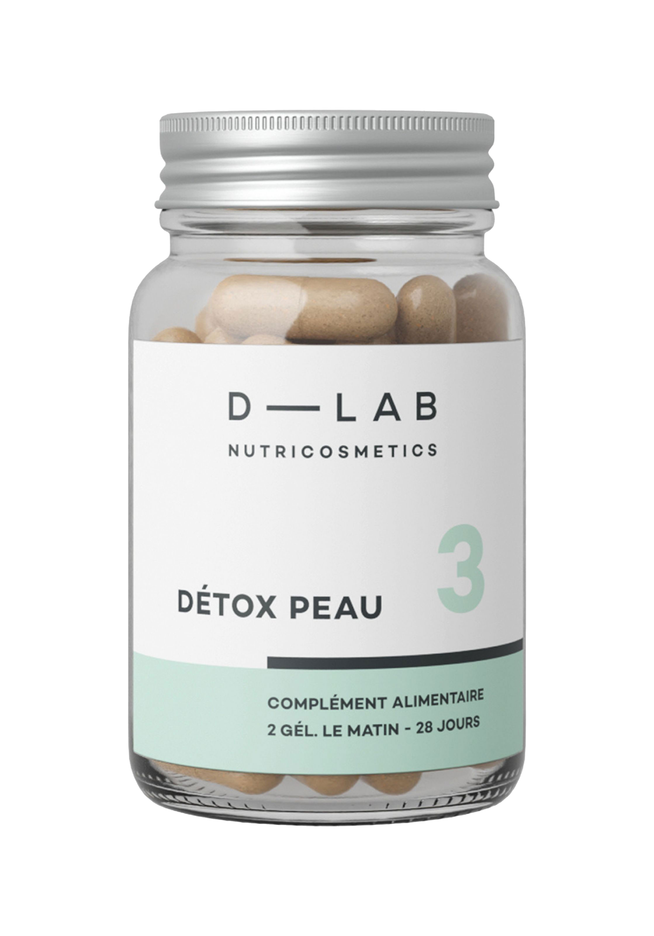 D-LAB NUTRICOSMETICS Skin Detox capsules No color